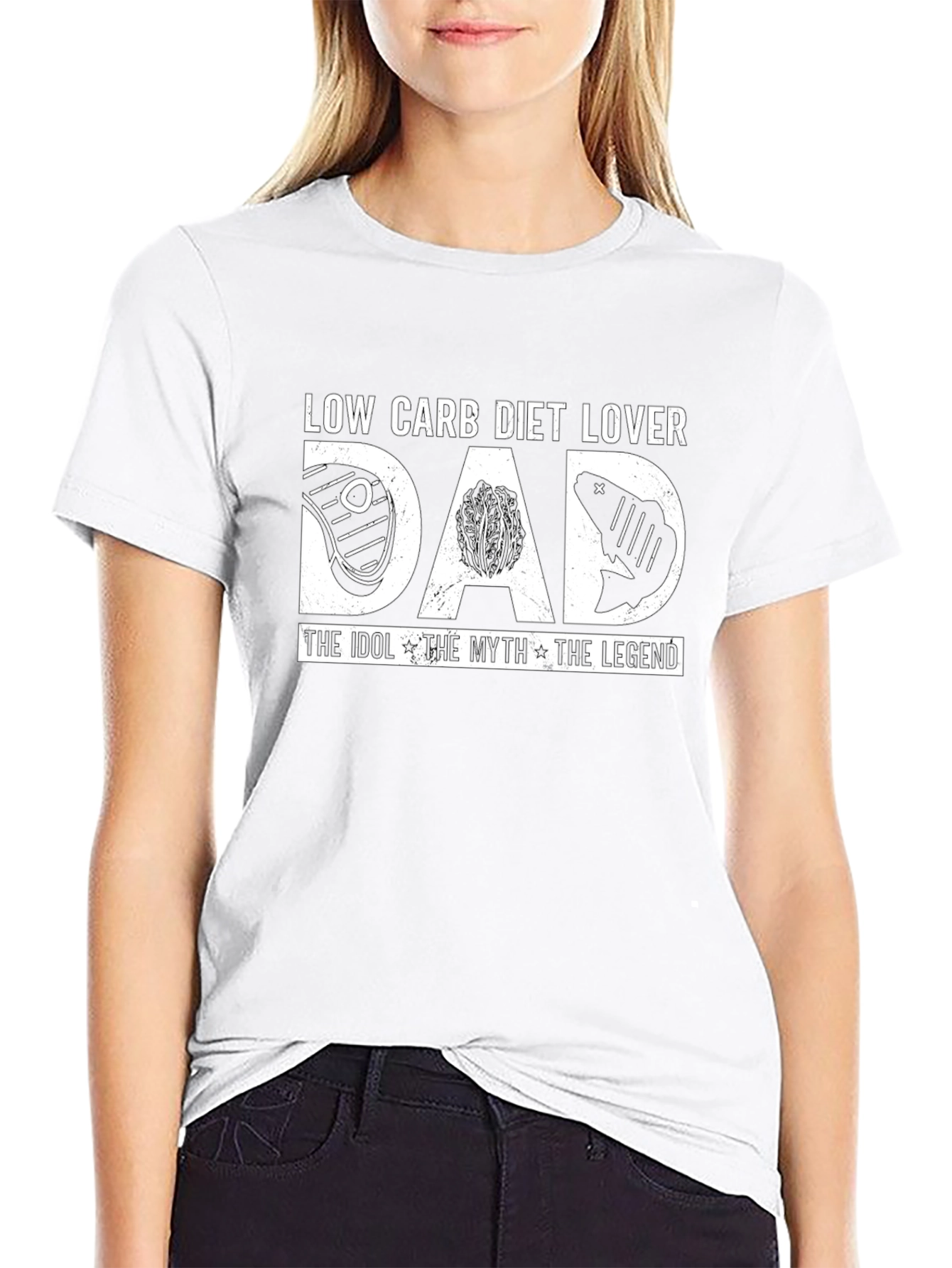 Low Carb Diet Lover Dad T-Shirt