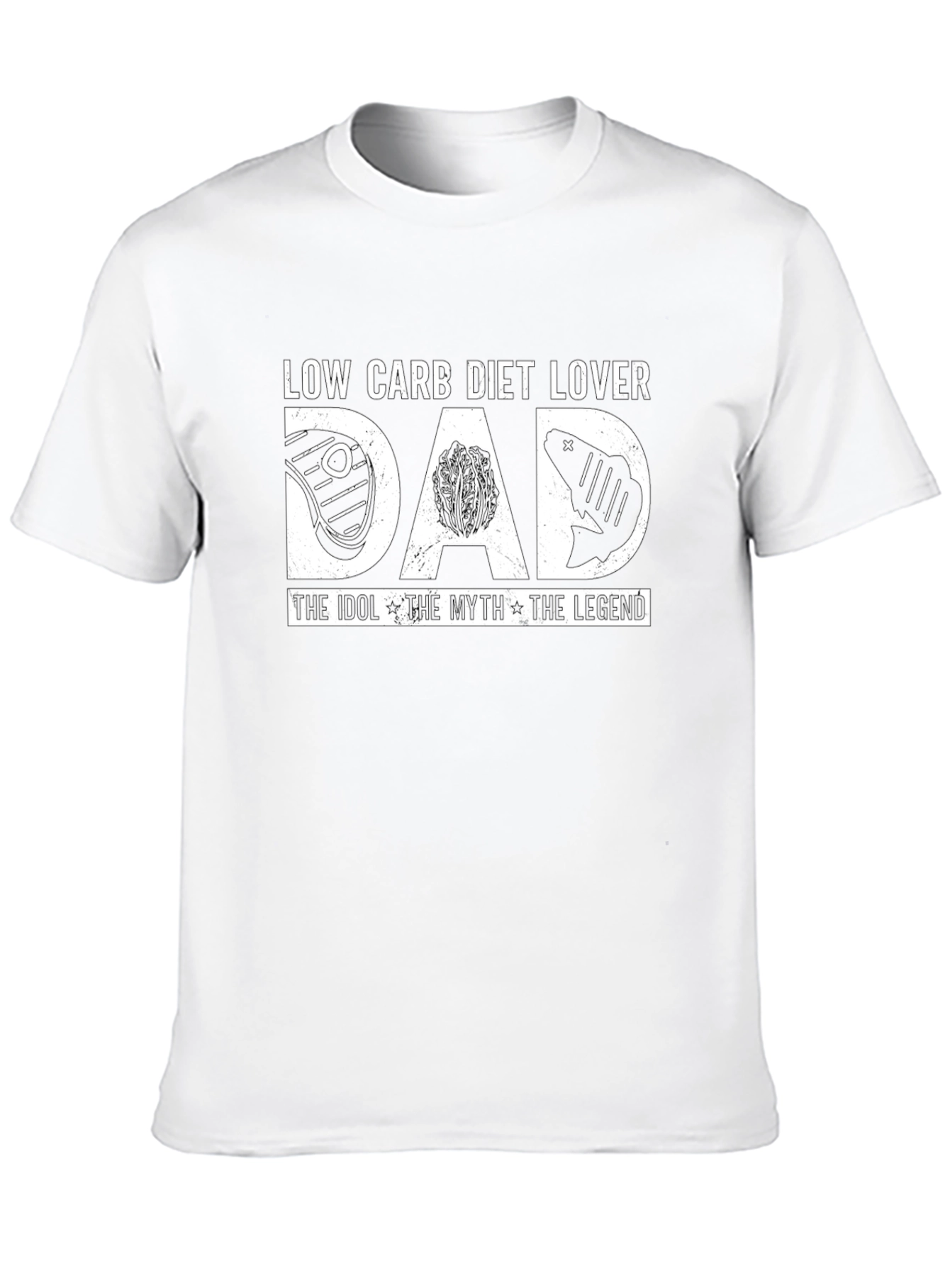 Low Carb Diet Lover Dad T-Shirt
