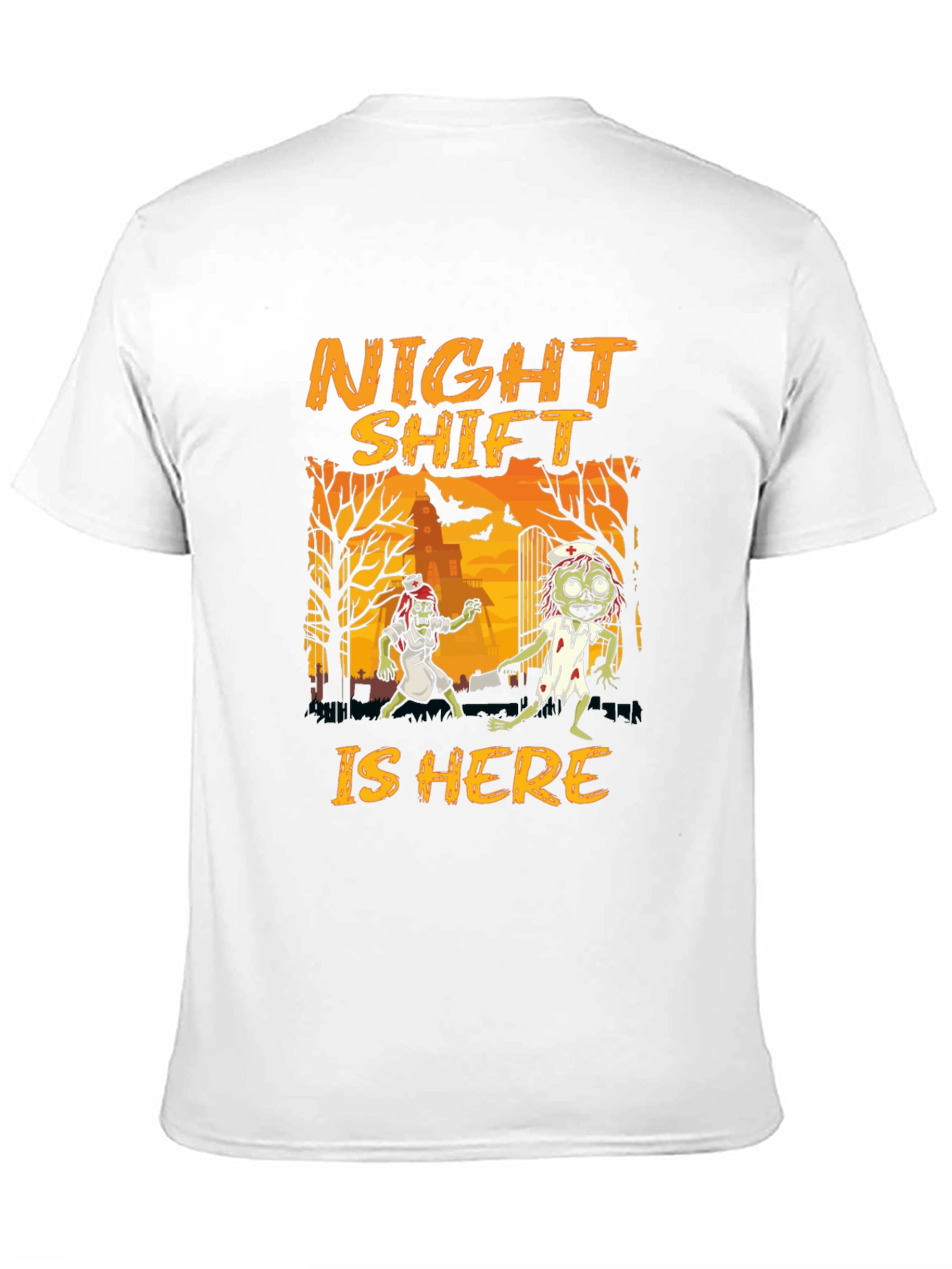 Night Shift Zombie Nurse Halloween T-Shirt