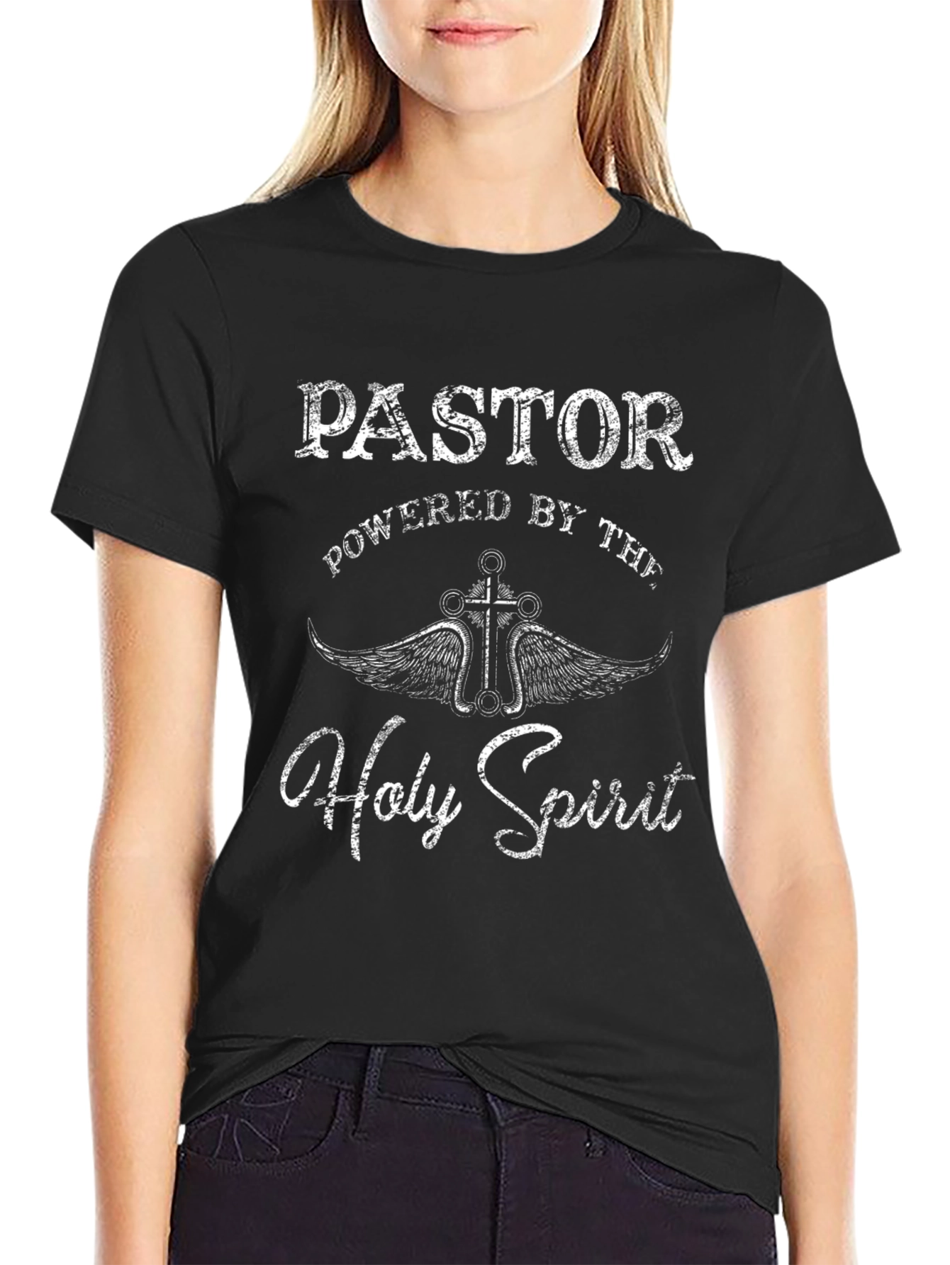 Pastor Holy Spirit Powered Christian T-Shirt