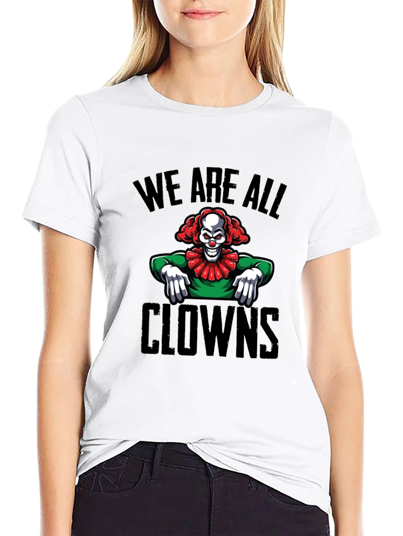 Creepy Clown Graphic T-Shirt - We Are All Clowns