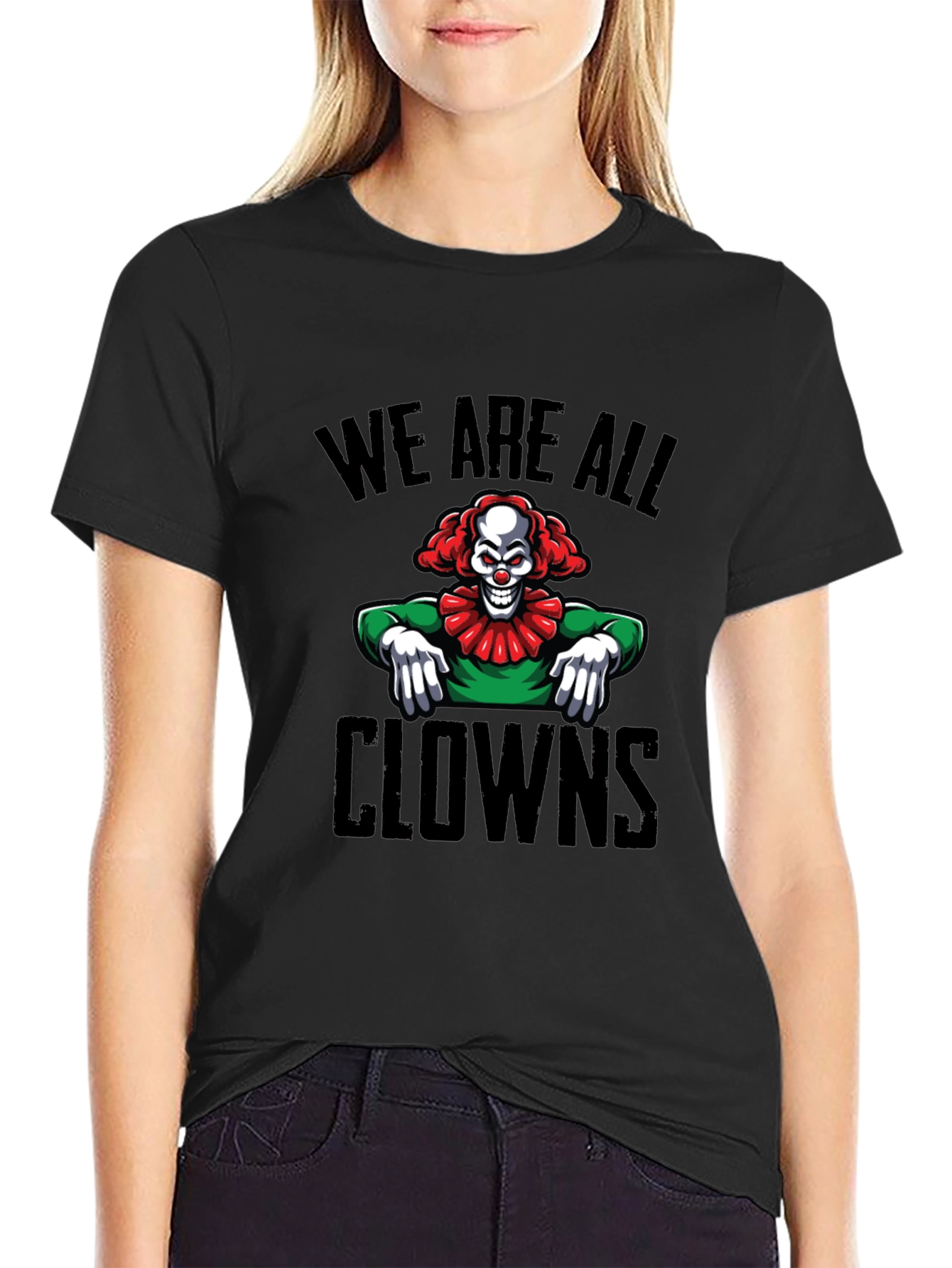 Creepy Clown Graphic T-Shirt - We Are All Clowns