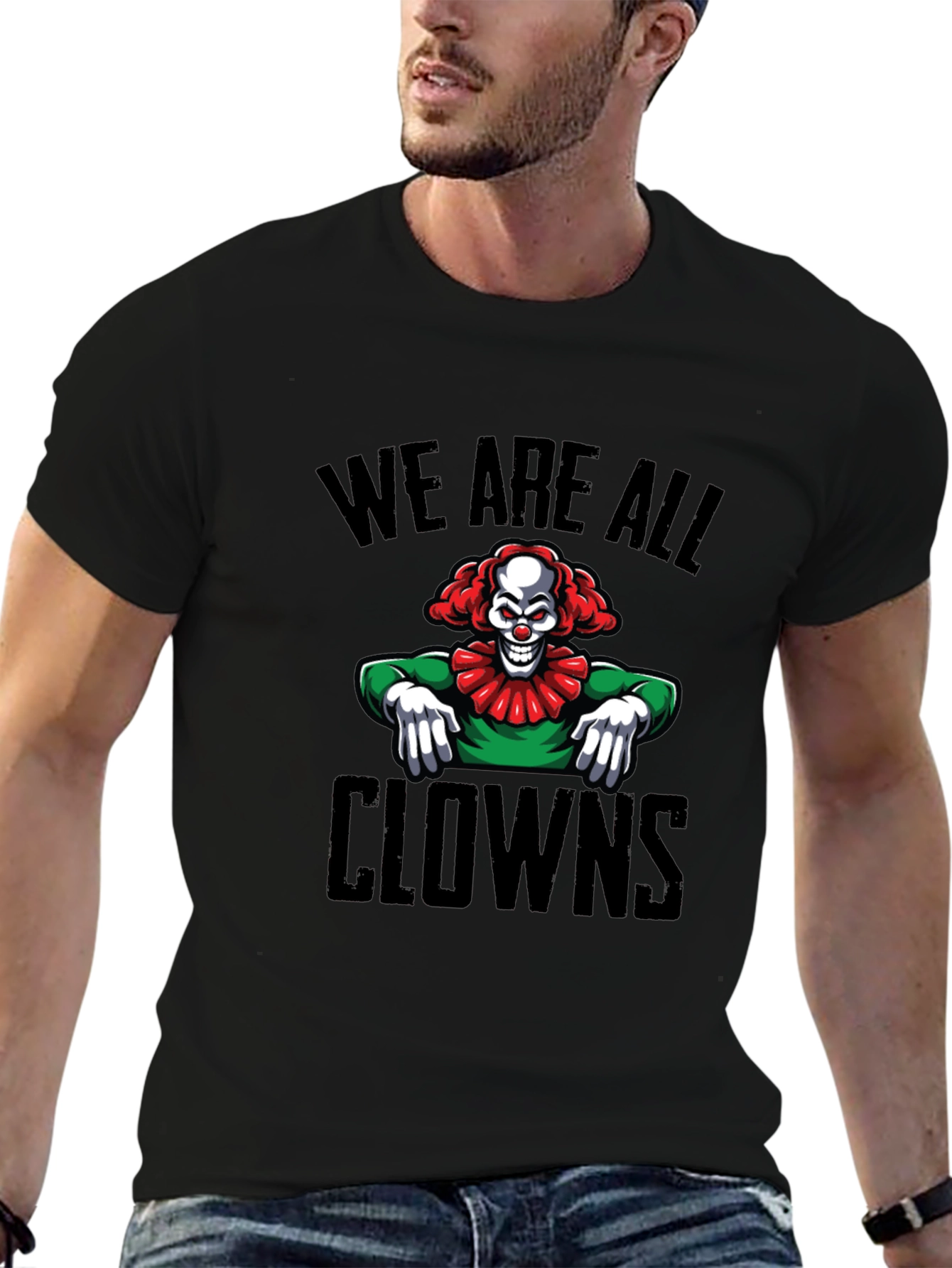 Creepy Clown Graphic T-Shirt - We Are All Clowns