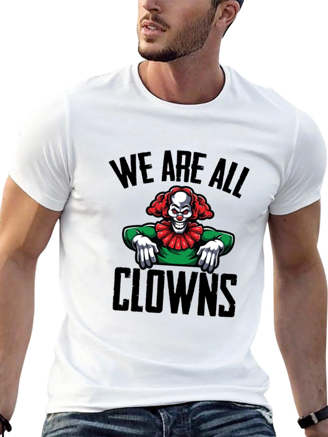 Creepy Clown Graphic T-Shirt - We Are All Clowns