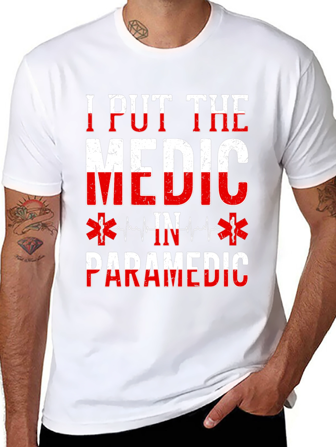 I Put The Medic In Paramedic Graphic T-Shirt