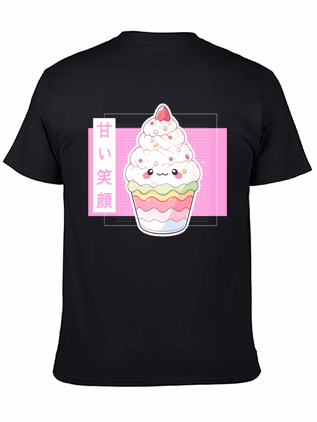 Kawaii Dessert T-Shirt - Sweet Smile Anime Graphic Tee