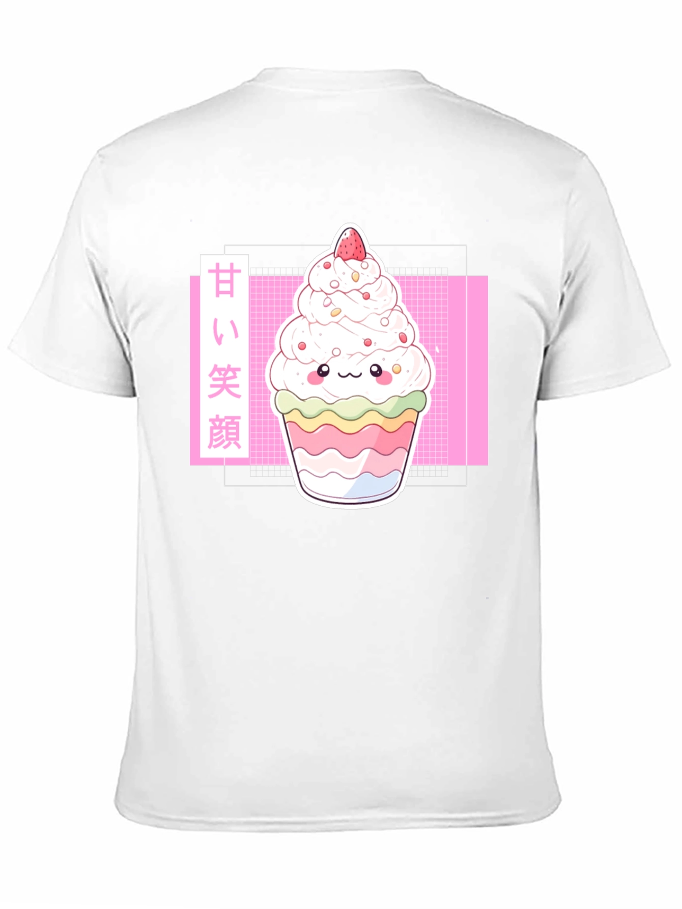 Kawaii Dessert T-Shirt - Sweet Smile Anime Graphic Tee