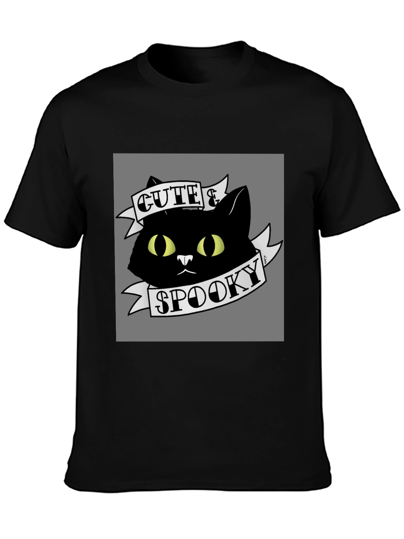 Cute & Spooky Black Cat T-Shirt
