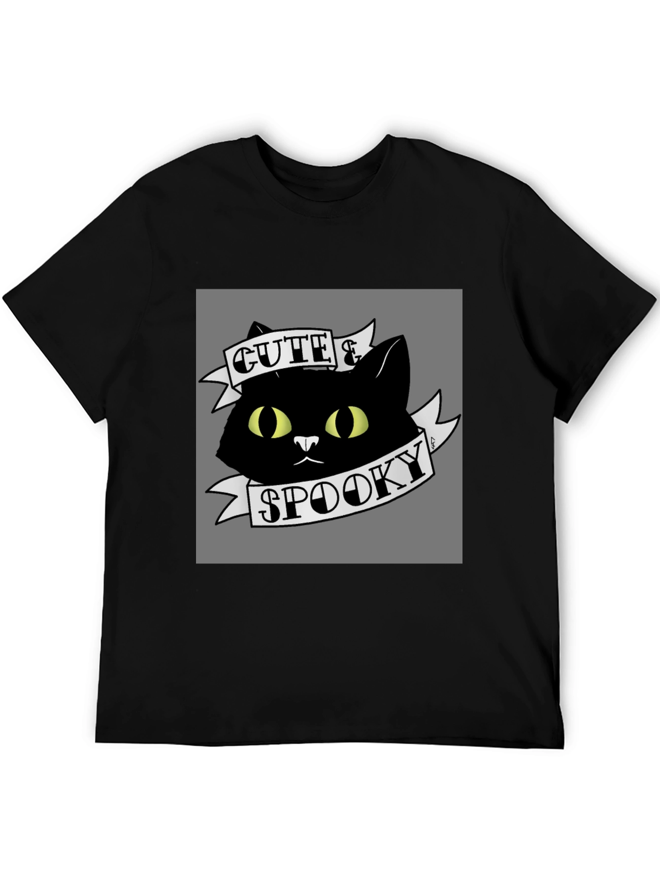 Cute & Spooky Black Cat T-Shirt
