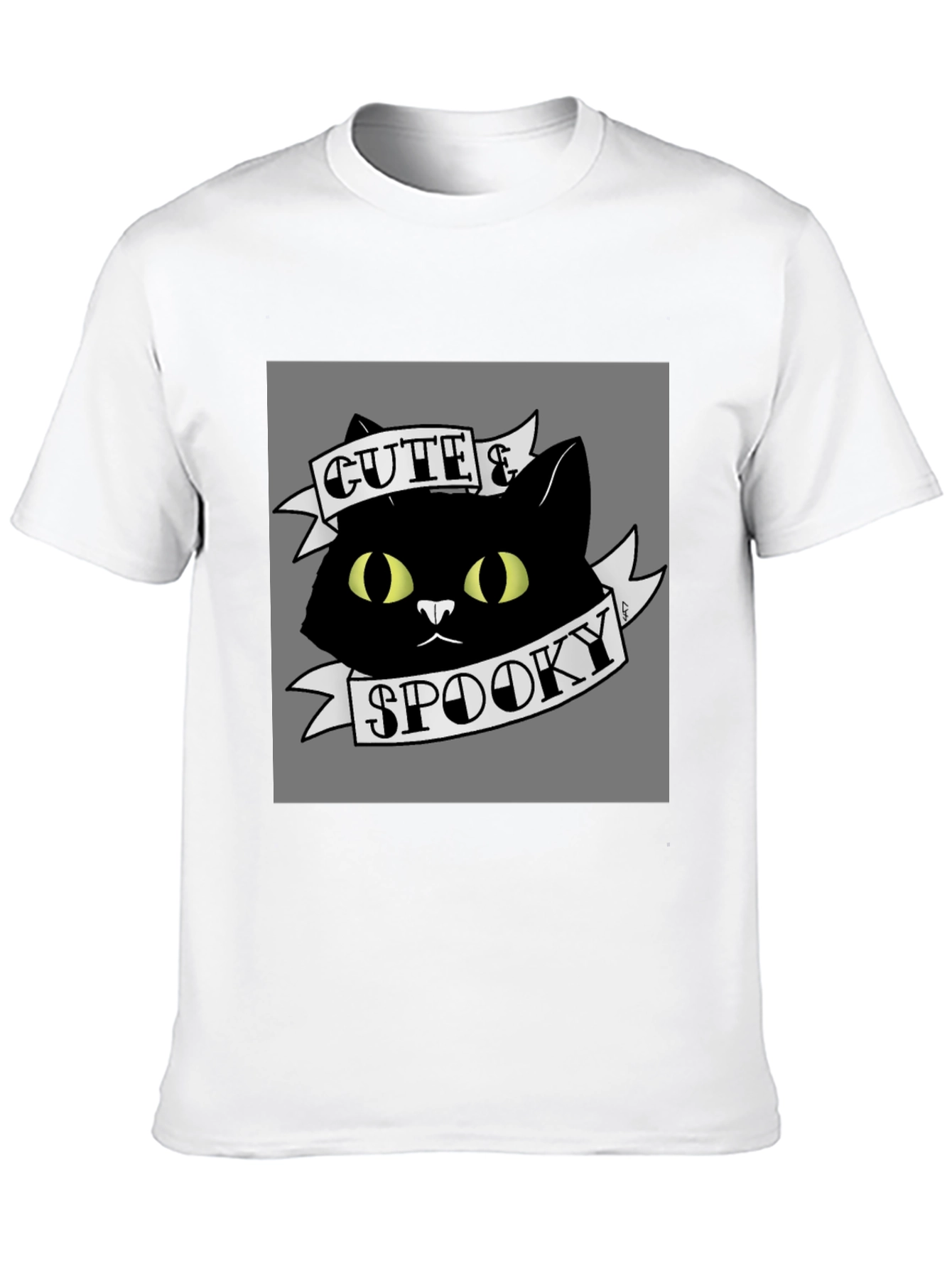 Cute & Spooky Black Cat T-Shirt