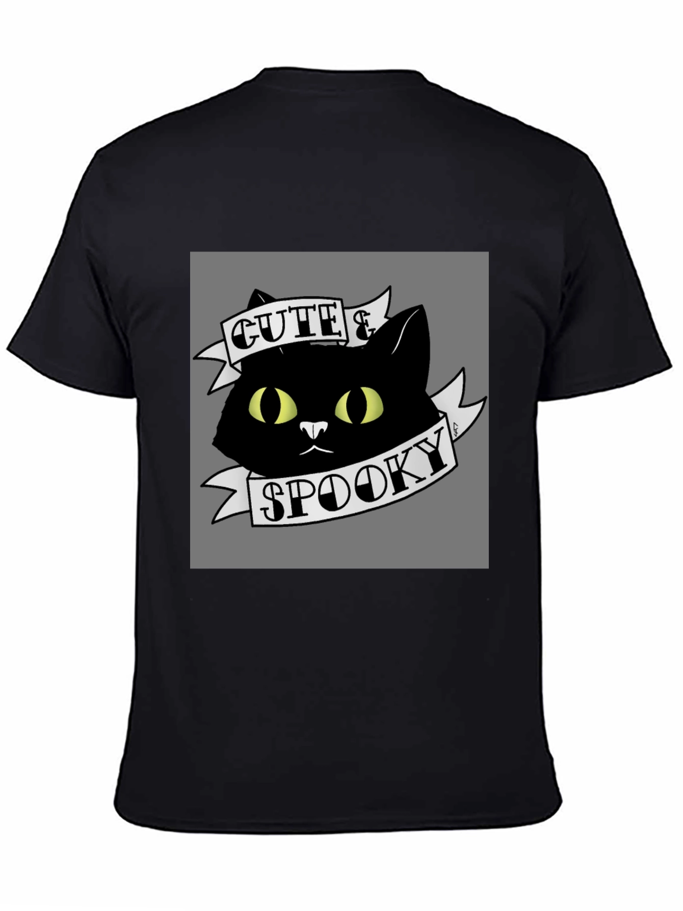 Cute & Spooky Black Cat T-Shirt