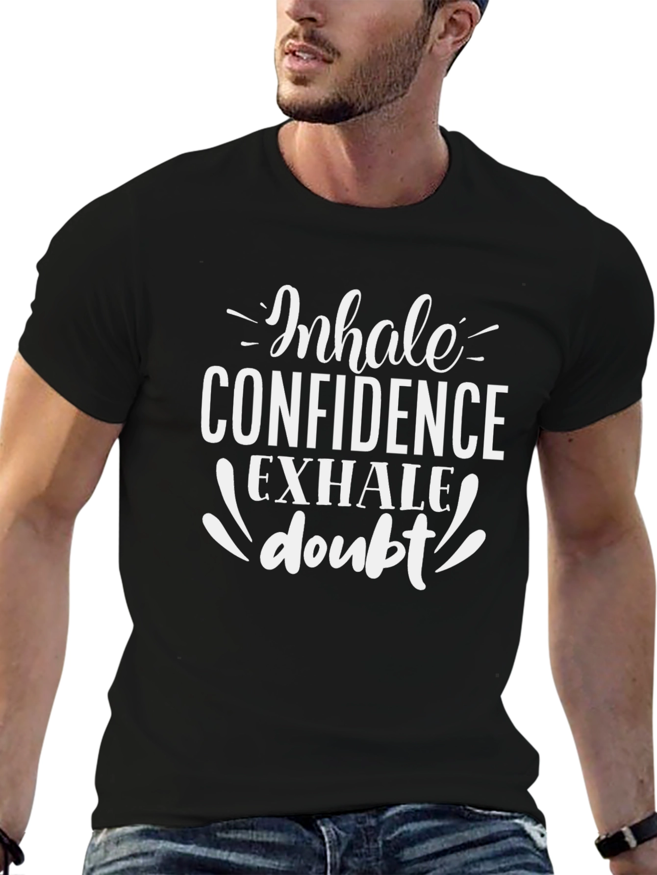 Inhale Confidence Exhale Doubt Graphic Tee