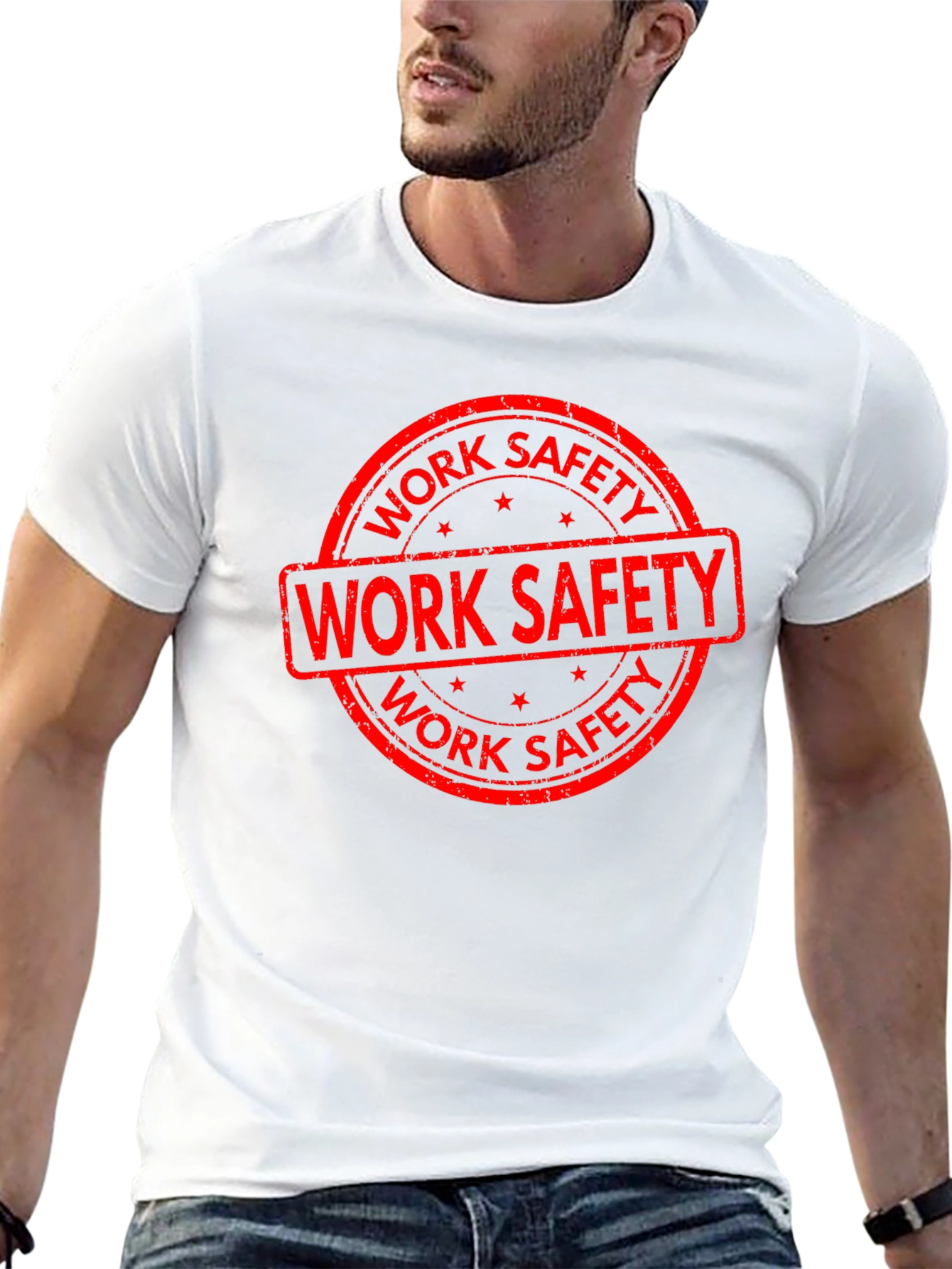 Work Safety Graphic Tee - Black