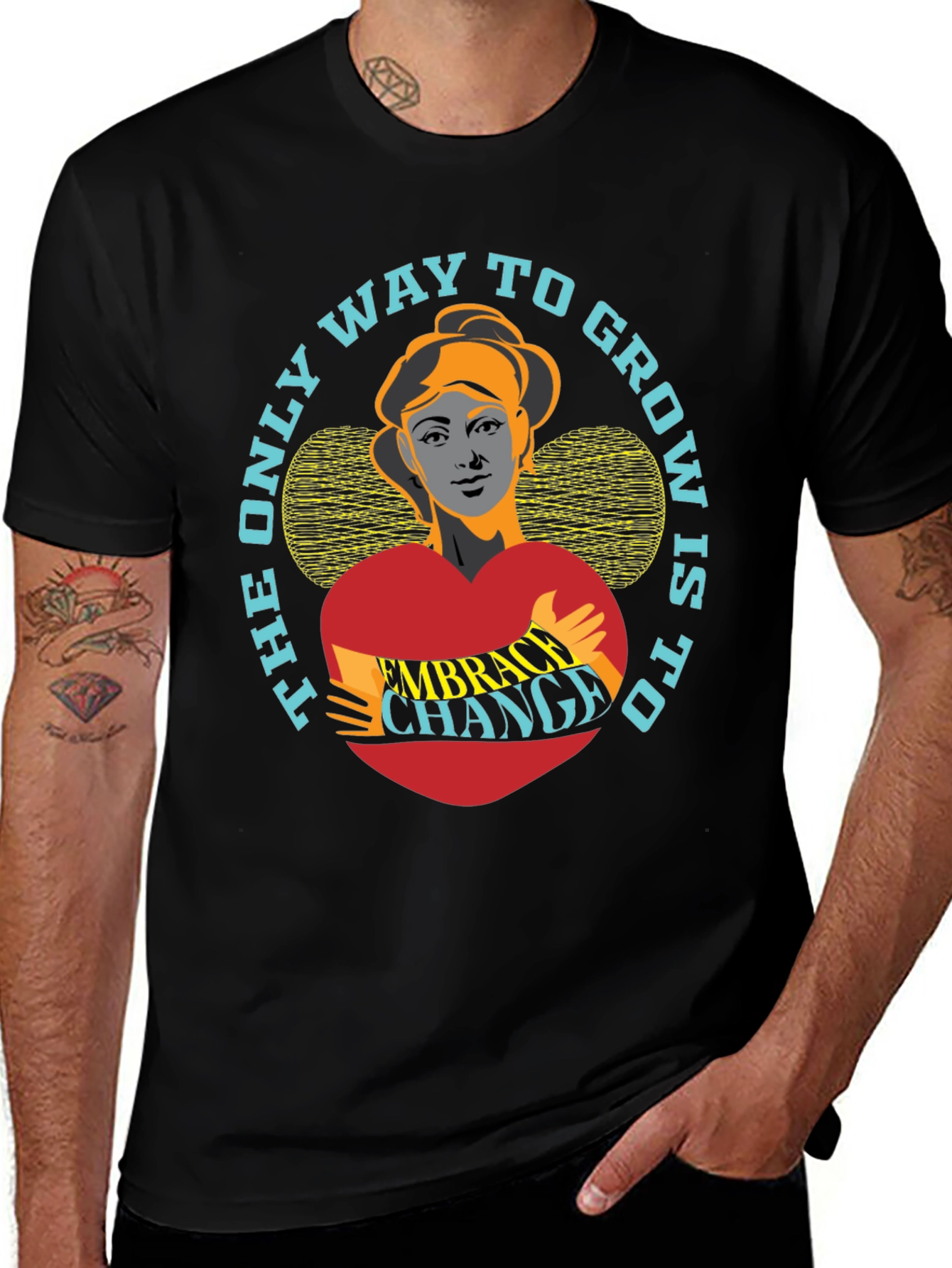 Embrace Change Graphic Tee - Grow Through It