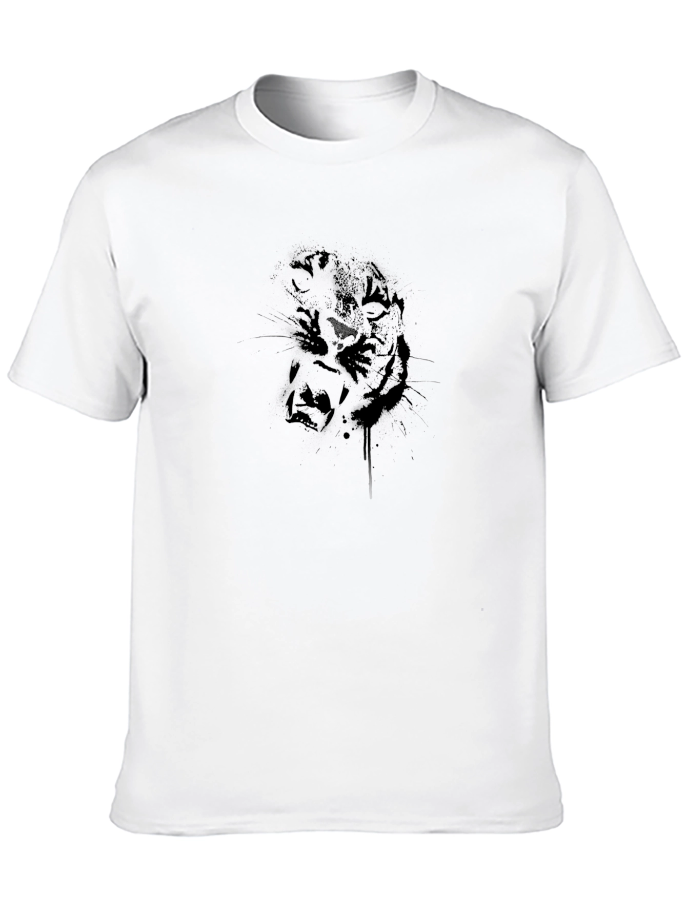 Black Tiger Graphic Tee - Stylish Mens T-Shirt