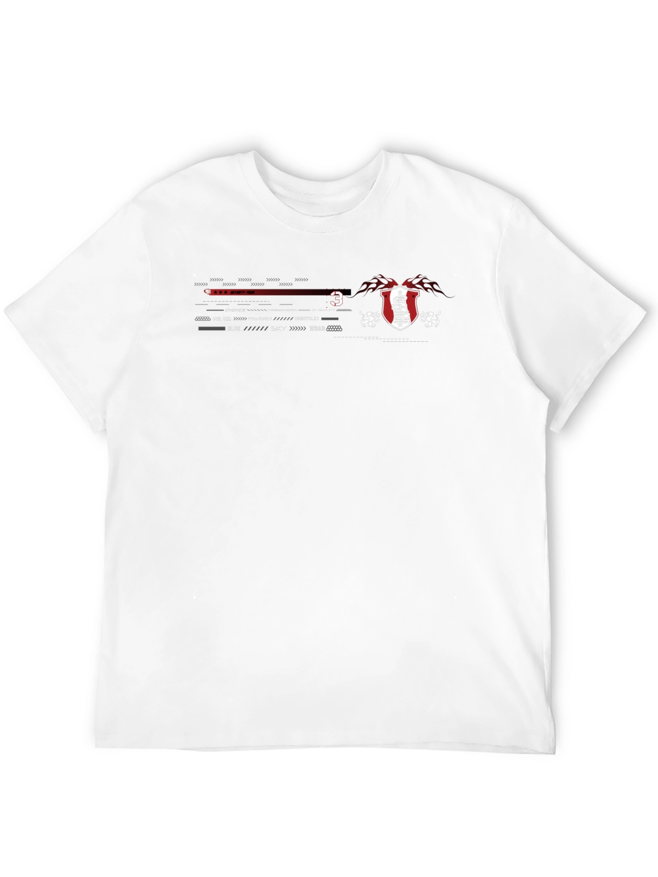 Emblem Graphic Black T-Shirt