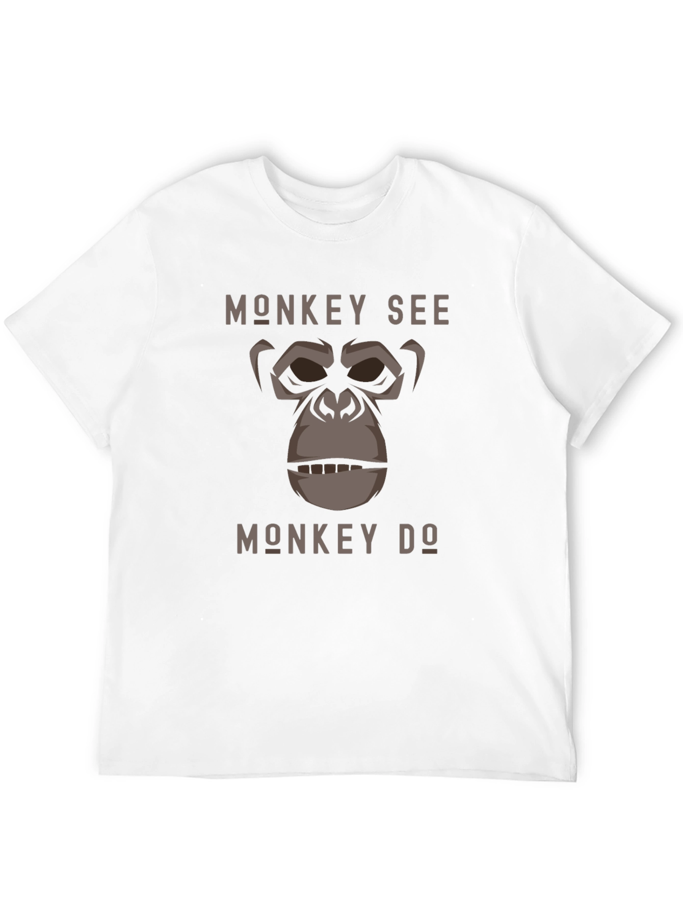 Monkey See Monkey Do Graphic Tee - Black