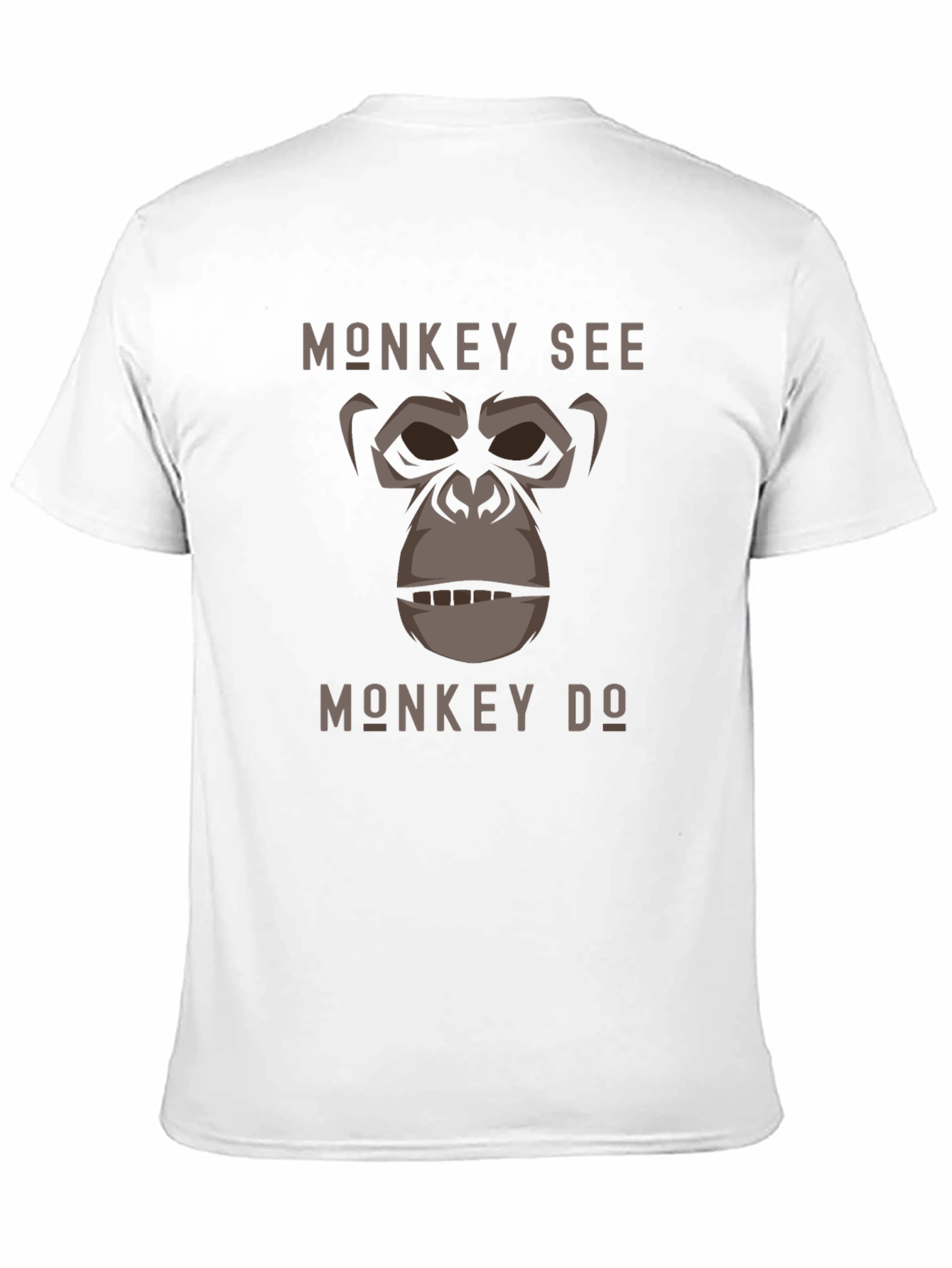Monkey See Monkey Do Graphic Tee - Black