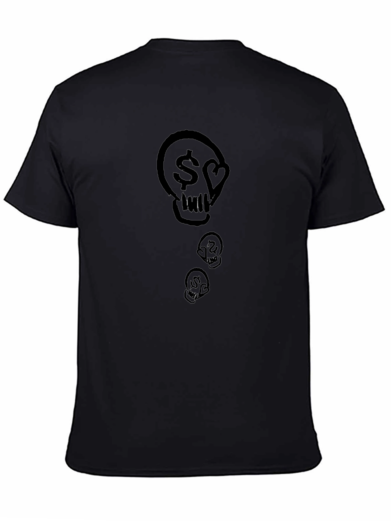 Skull Graphic Black T-Shirt