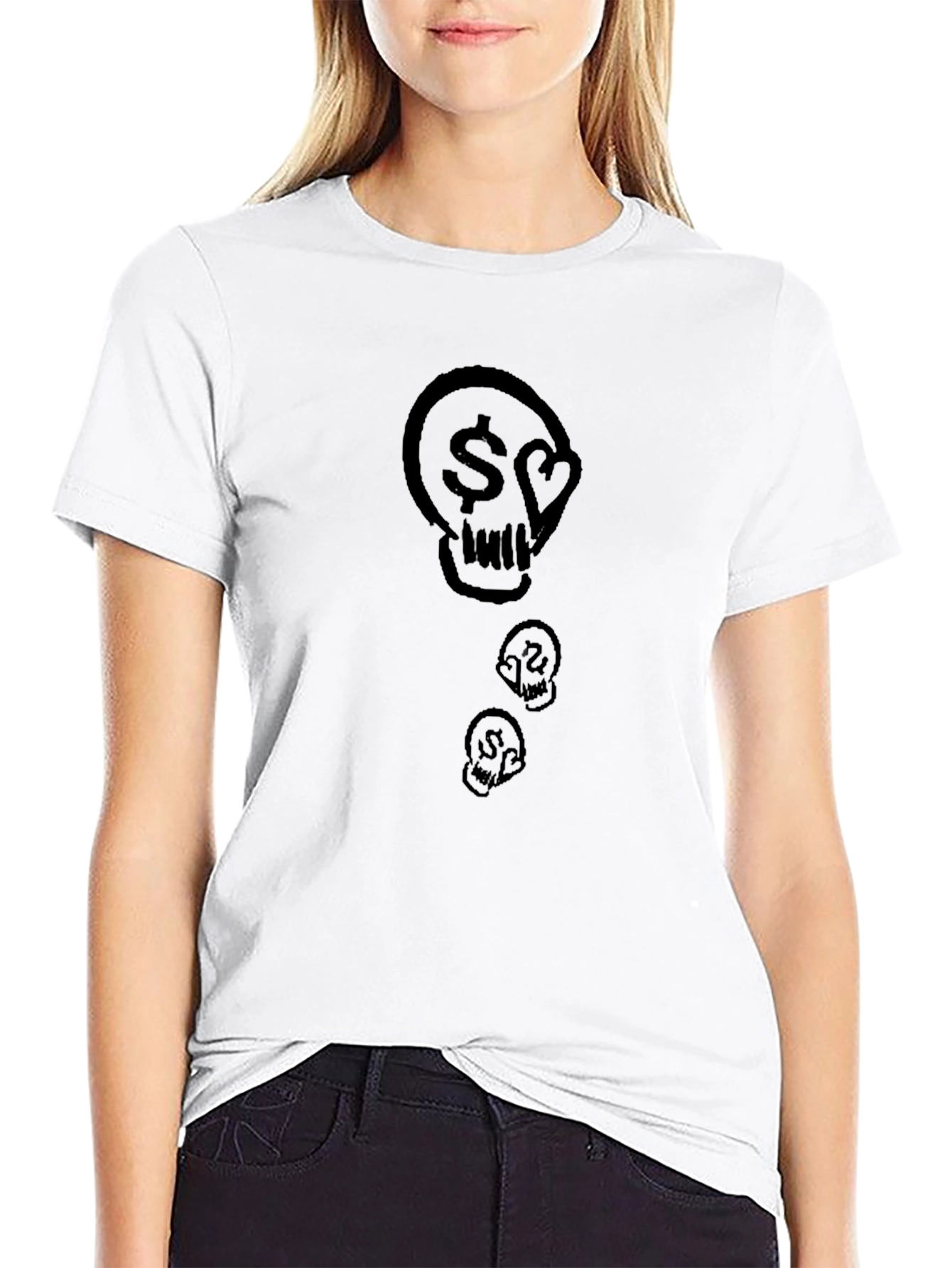Skull Graphic Black T-Shirt