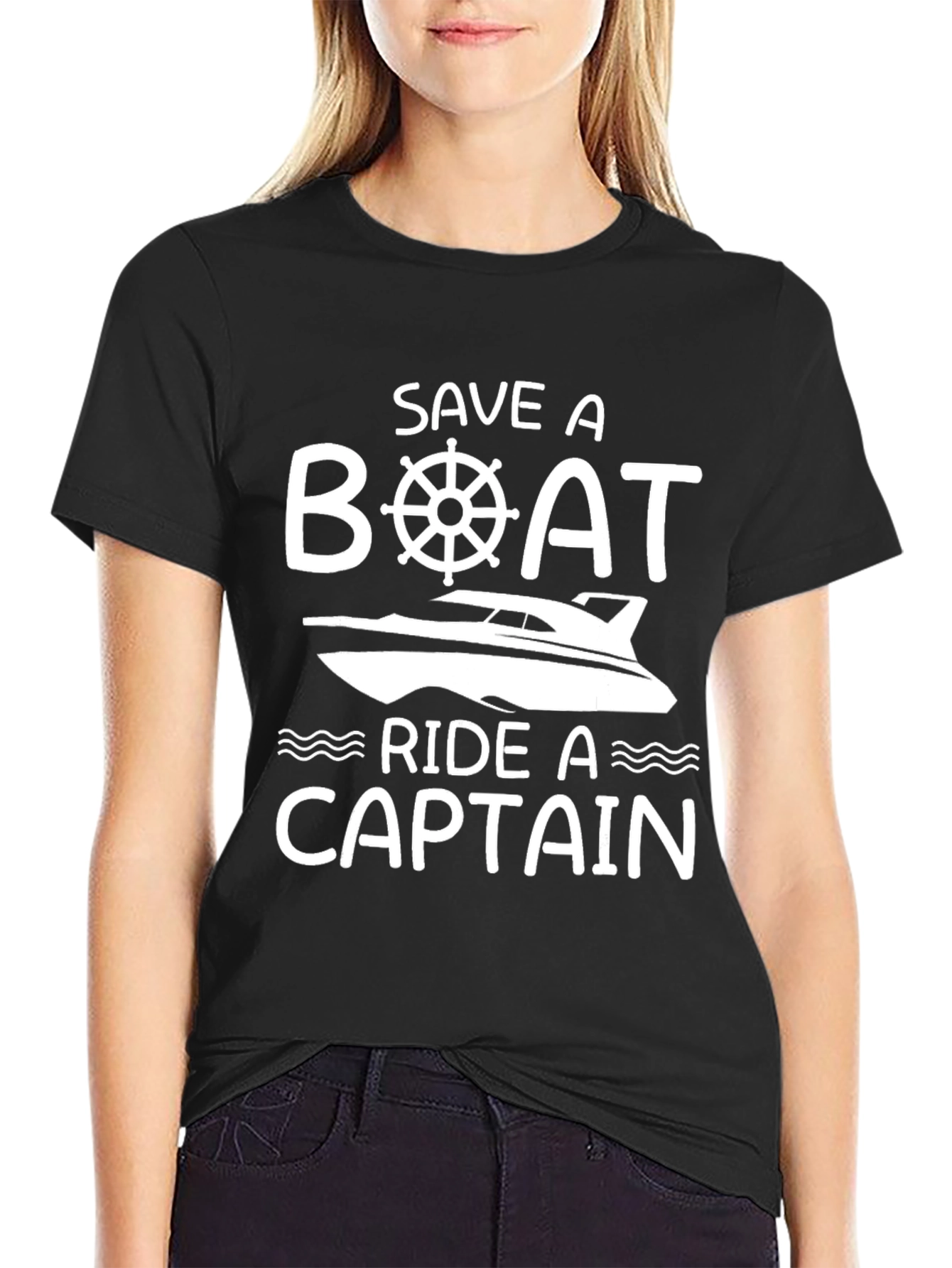 Save A Boat Ride A Captain T-Shirt