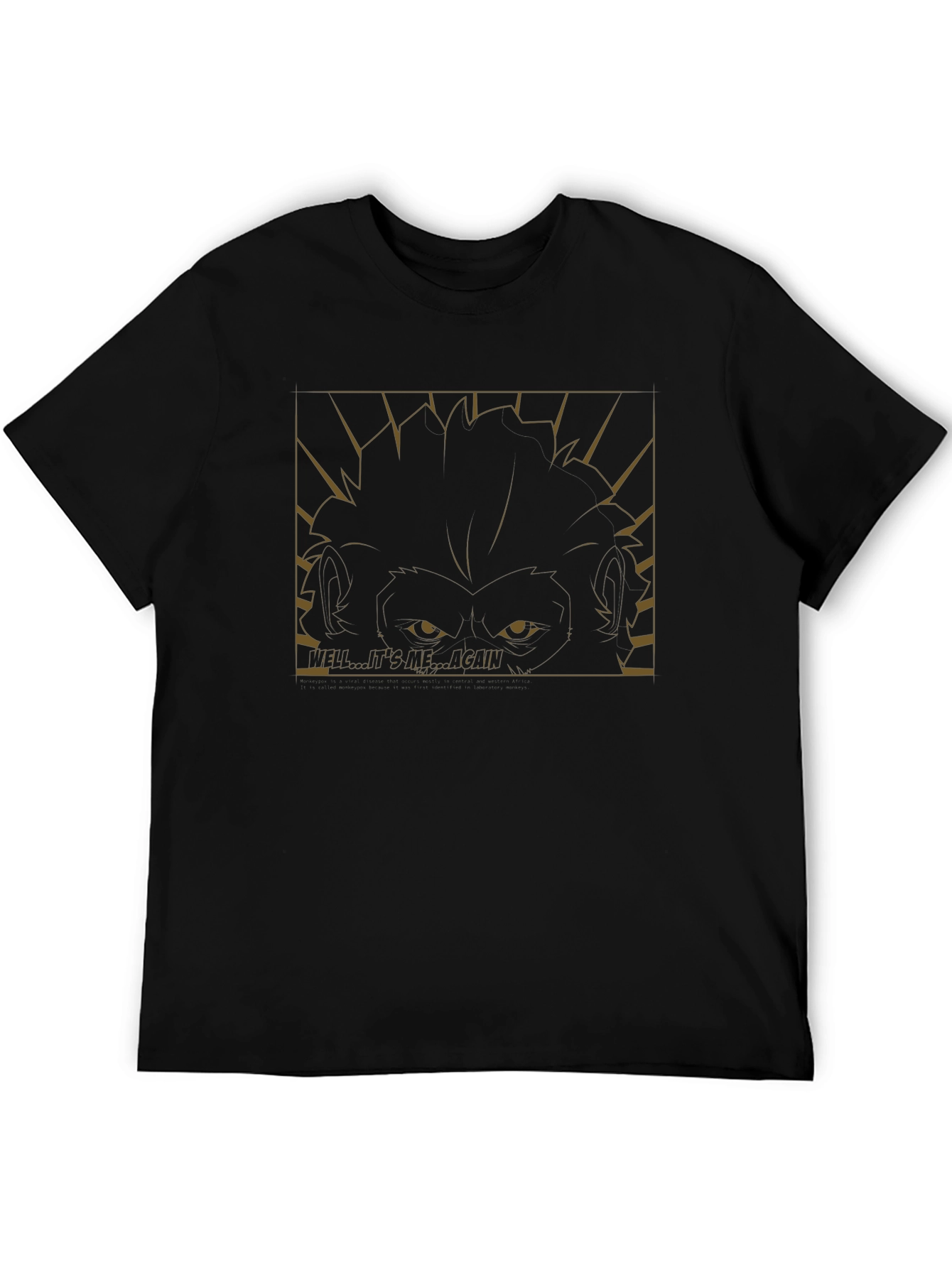 Intriguing Monkey Graphic Tee - Hello... Its Me... Again