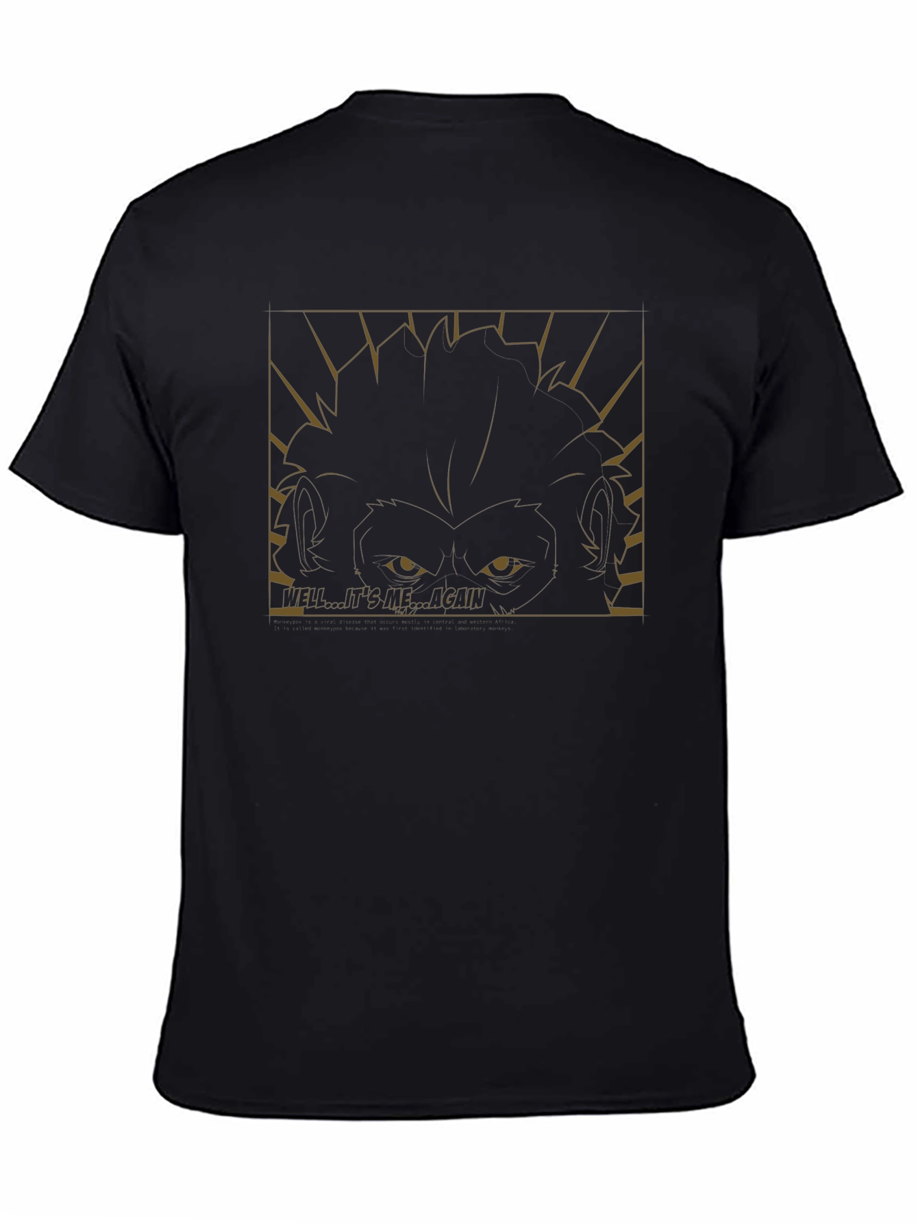 Intriguing Monkey Graphic Tee - Hello... Its Me... Again