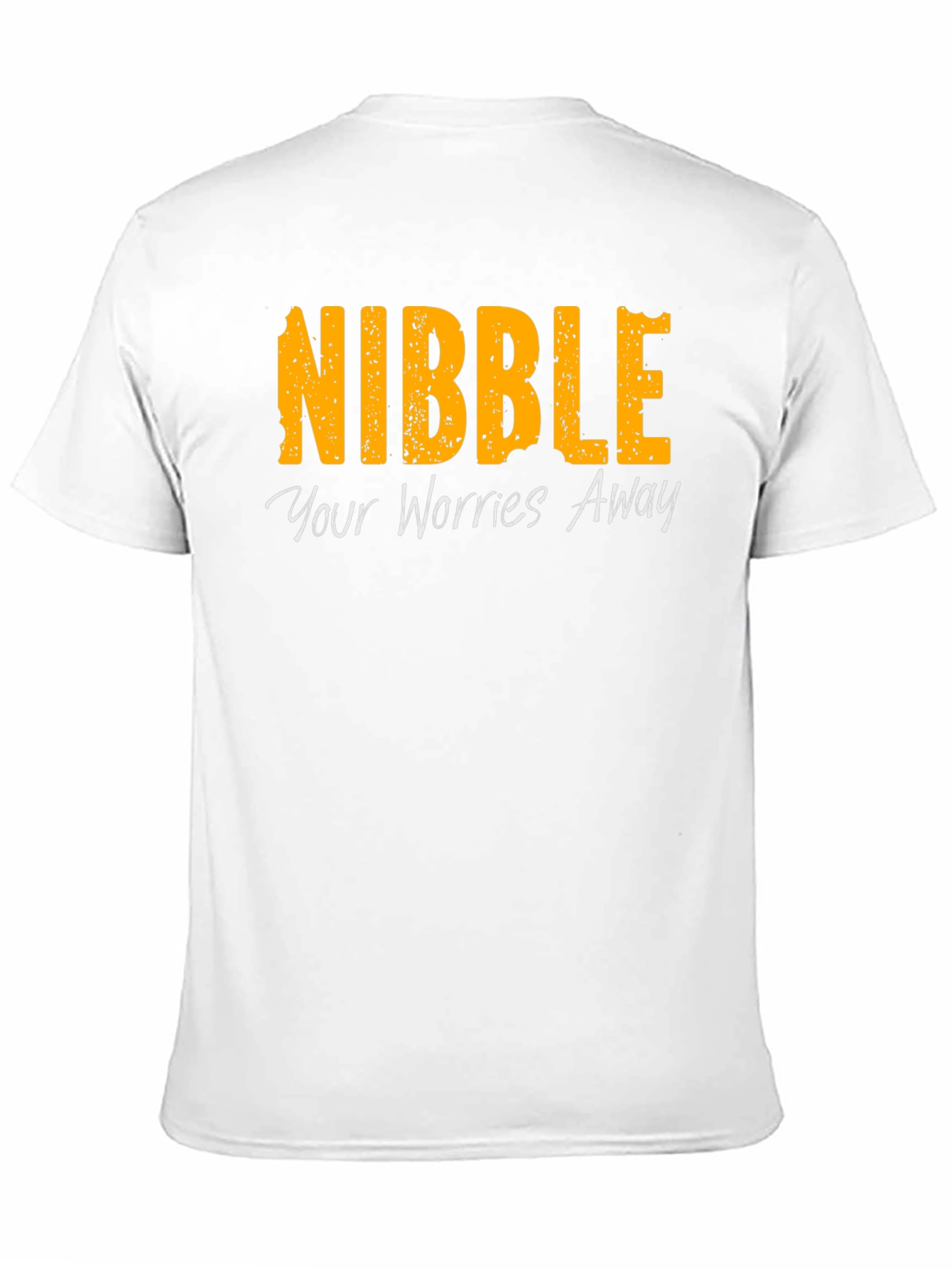 Nibble Your Worries Away Black T-Shirt