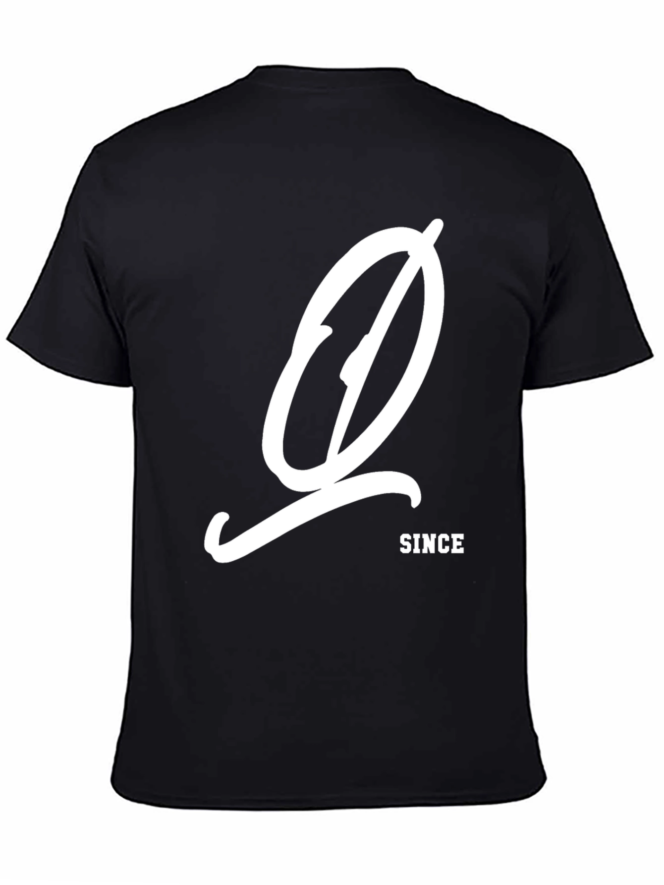 Stylish Black Graphic Tee - Since