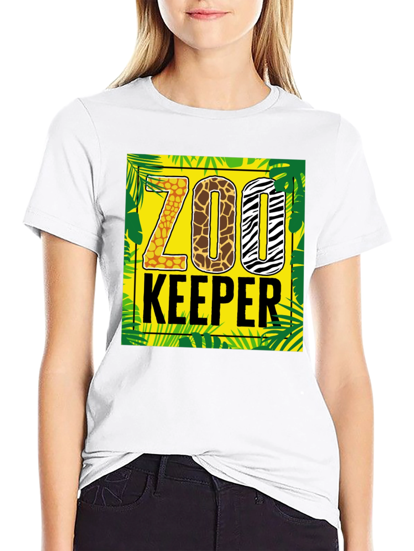 Zoo Keeper Animal Print T-Shirt