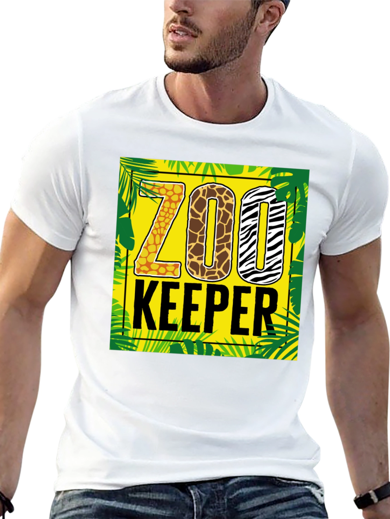 Zoo Keeper Animal Print T-Shirt