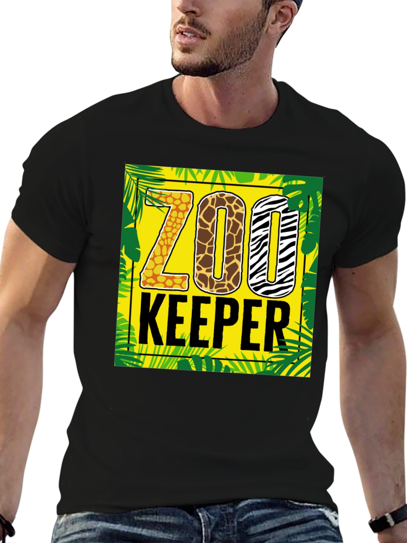 Zoo Keeper Animal Print T-Shirt