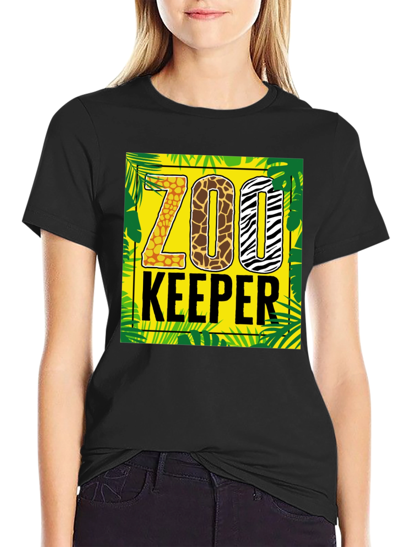 Zoo Keeper Animal Print T-Shirt