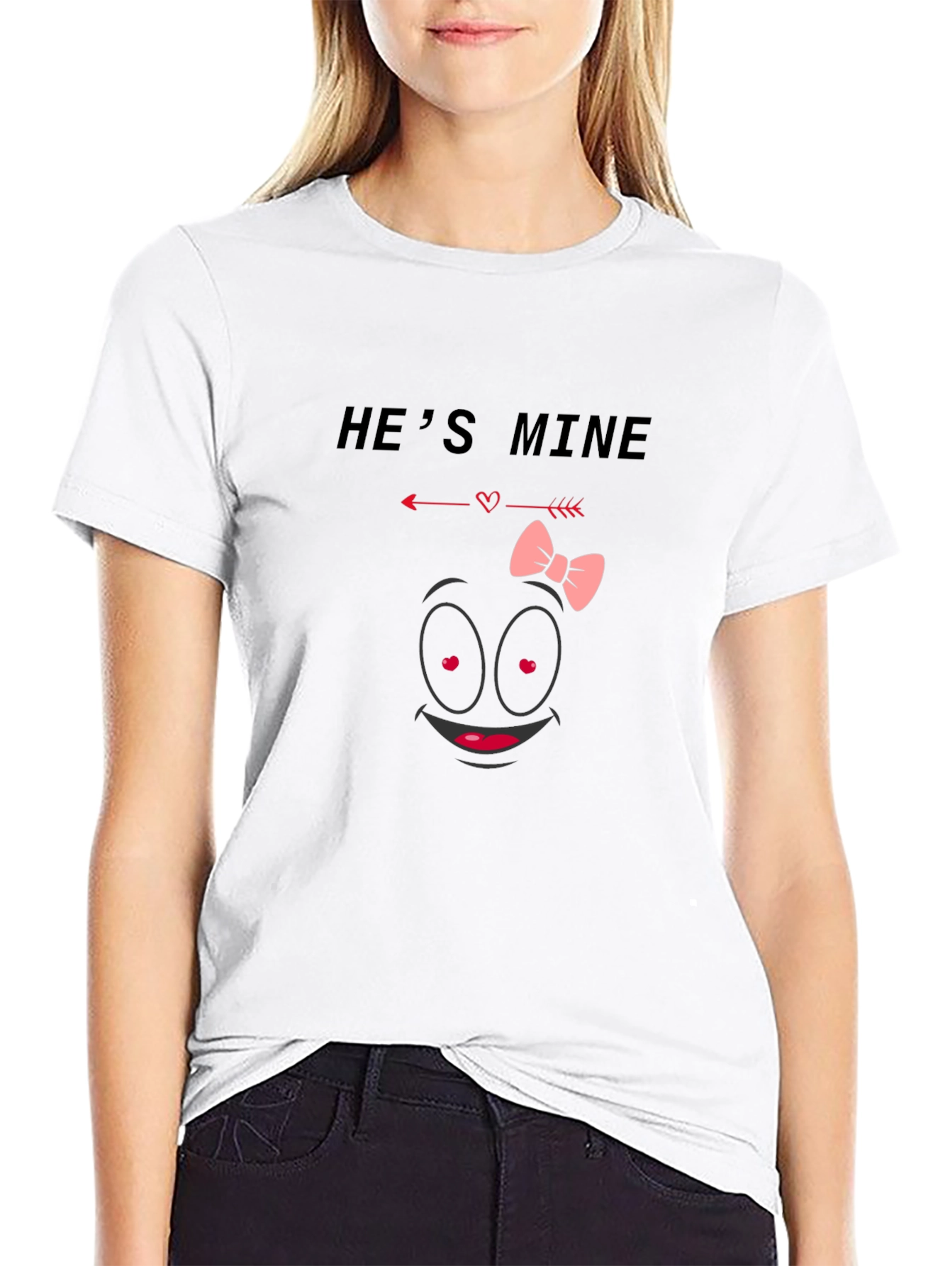 Hes Mine Graphic Tee - Black