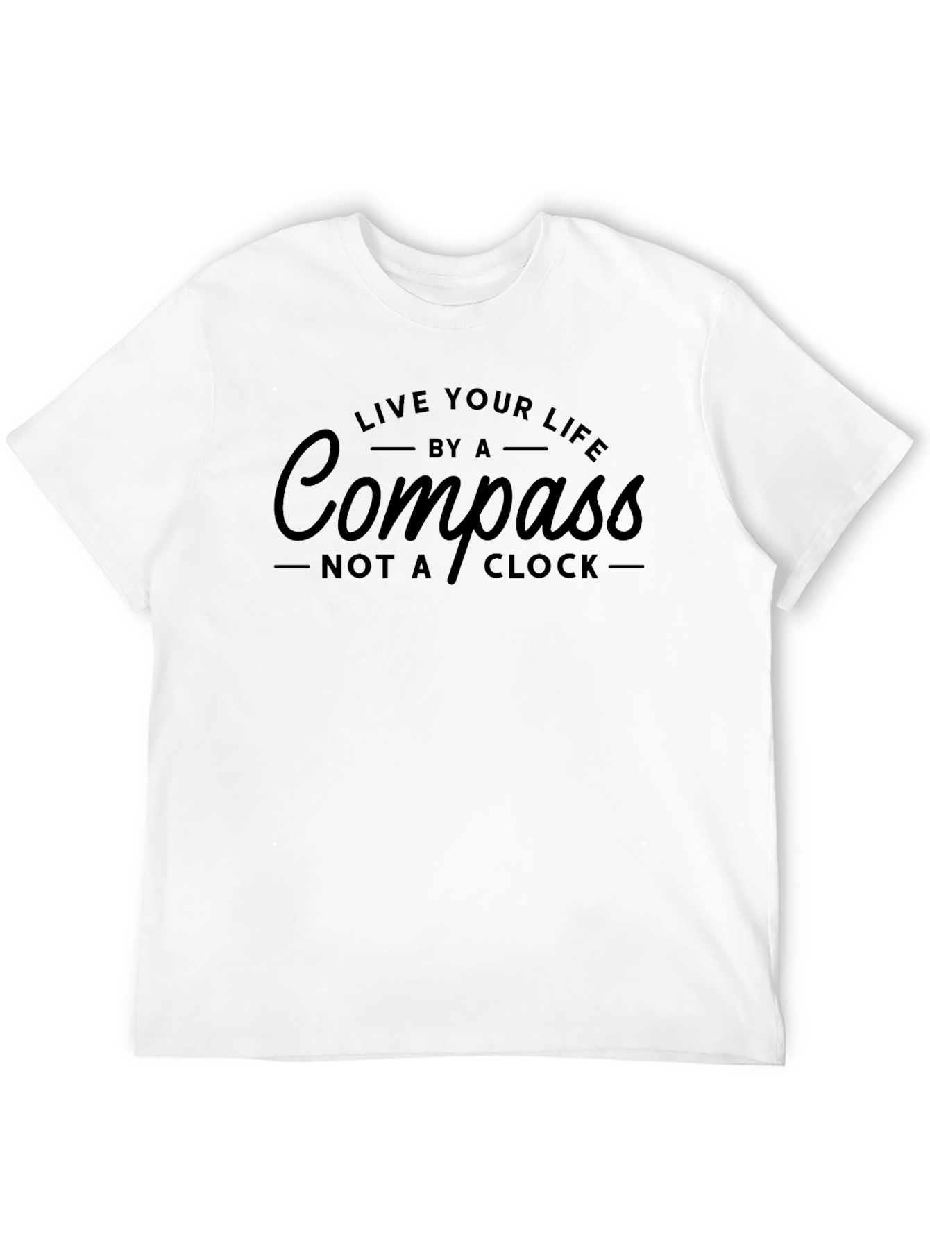 Compass Graphic Black T-Shirt