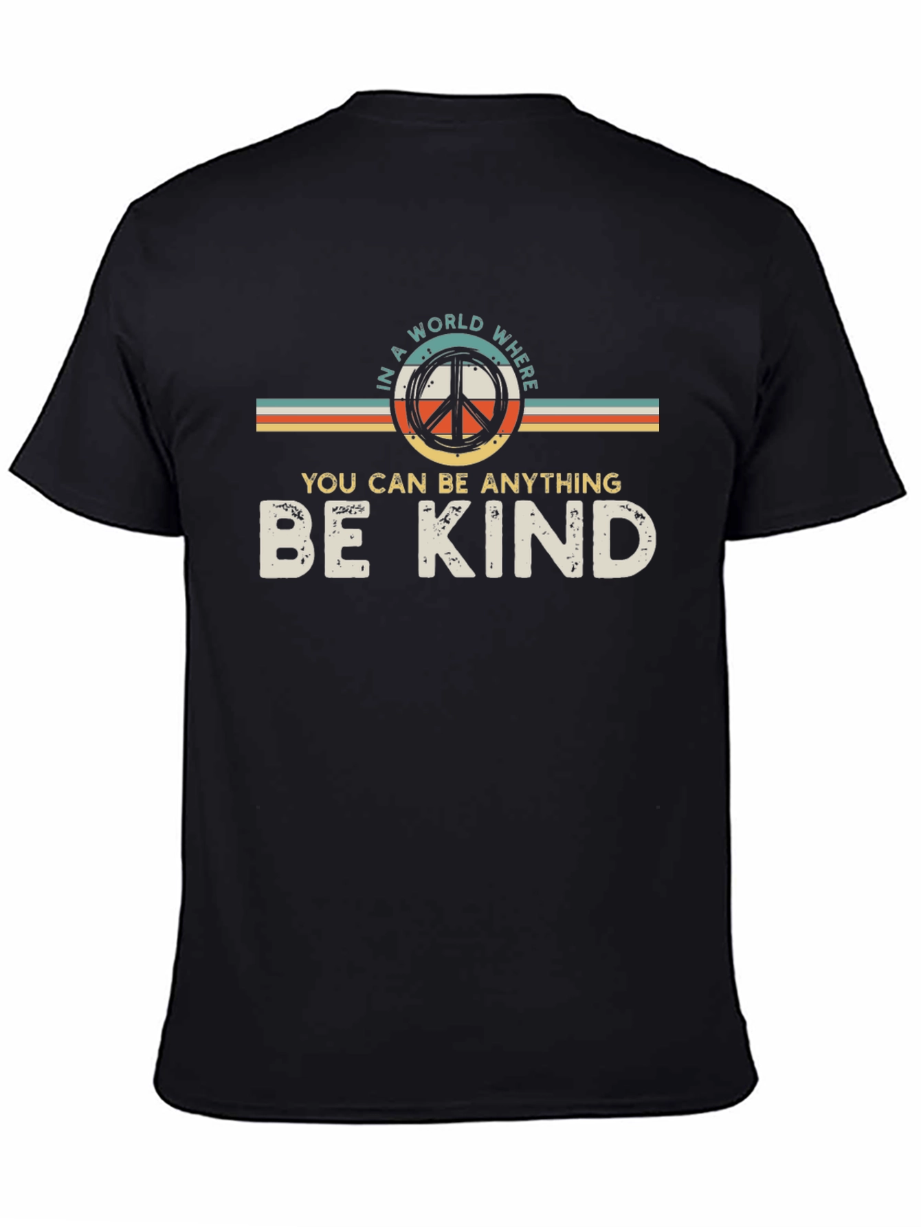 Be Kind Peace Sign Graphic T-Shirt