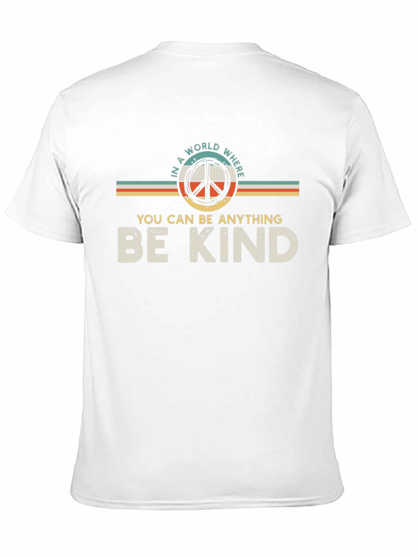 Be Kind Peace Sign Graphic T-Shirt