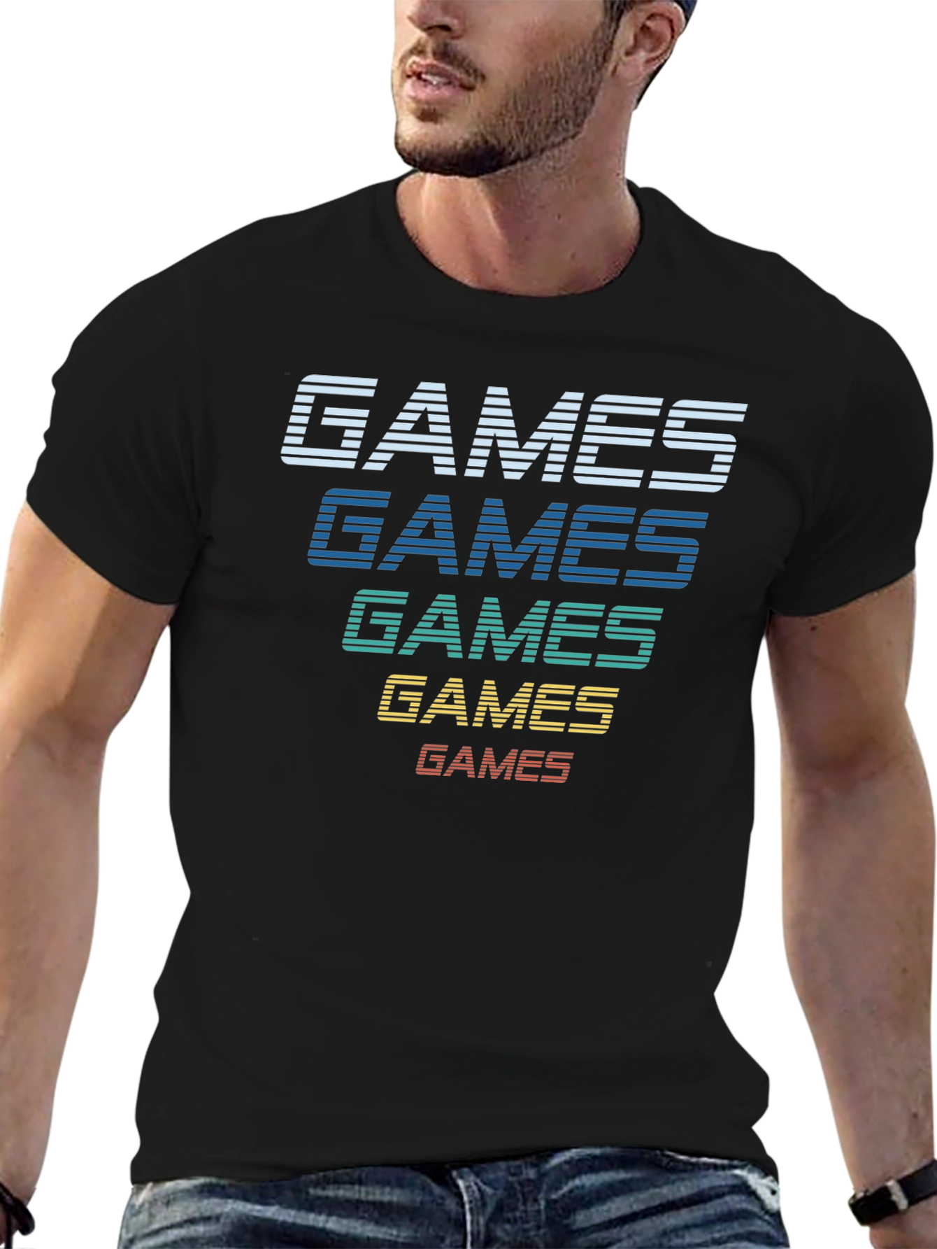 Retro Games Graphic Tee - Classic Gamer T-Shirt
