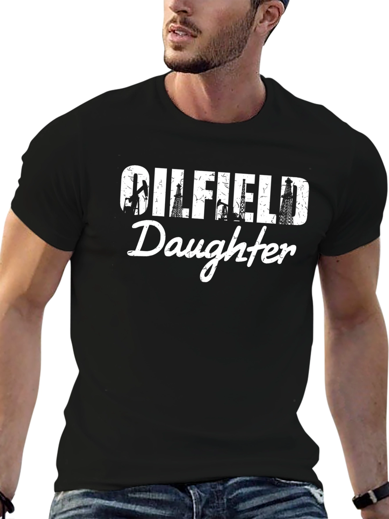 Oilfield Daughter Graphic Tee - Black