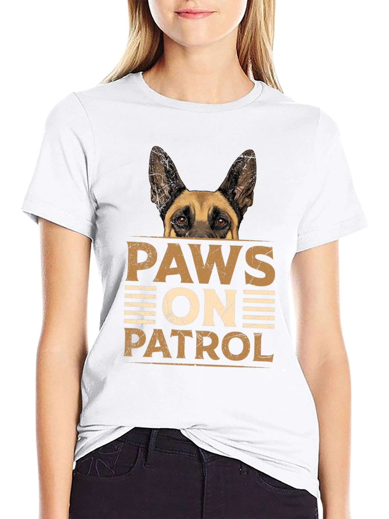 Dog Lovers Paws On Patrol Graphic Tee