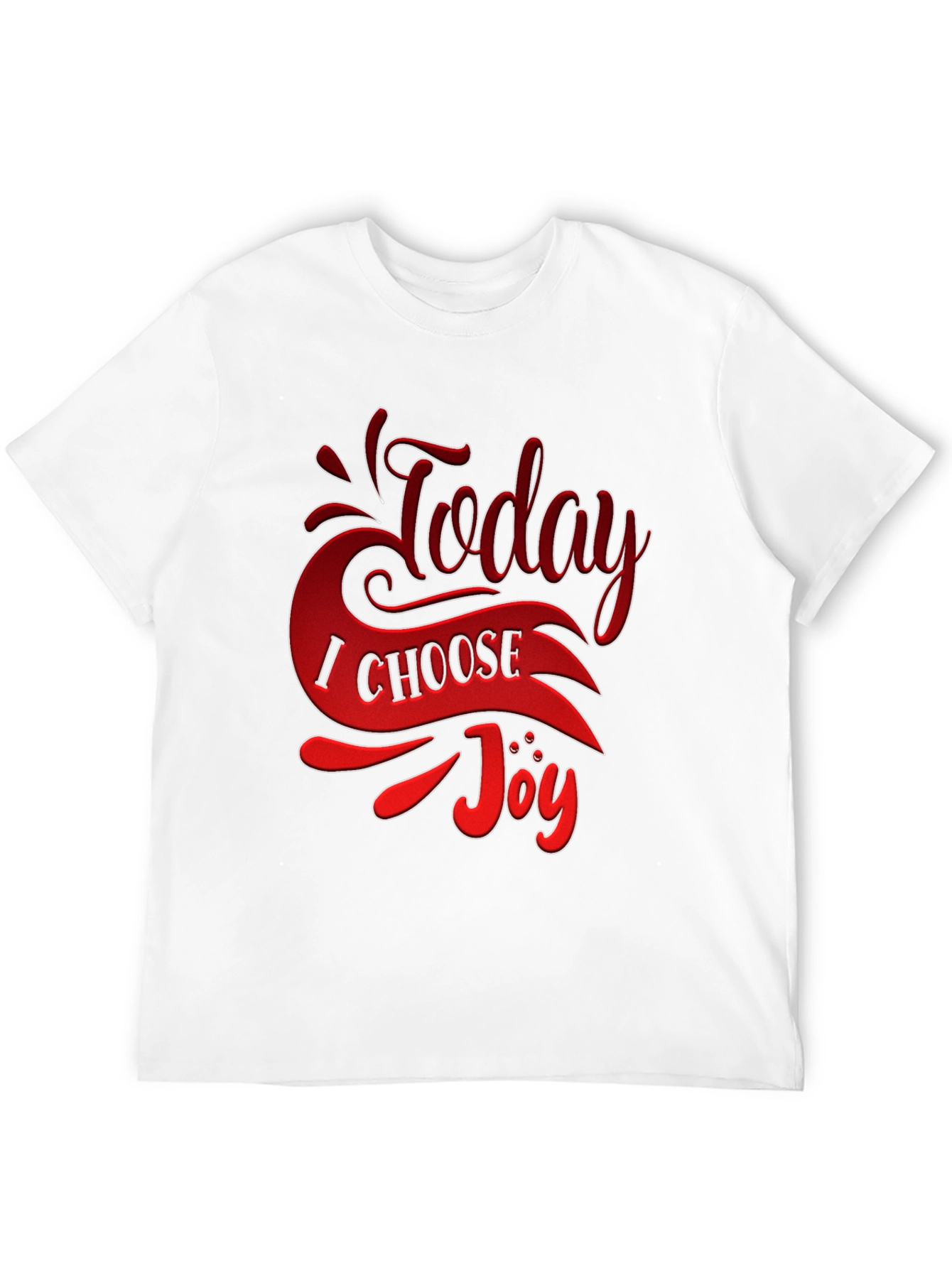 Today I Choose Joy Graphic Tee - Black T-Shirt