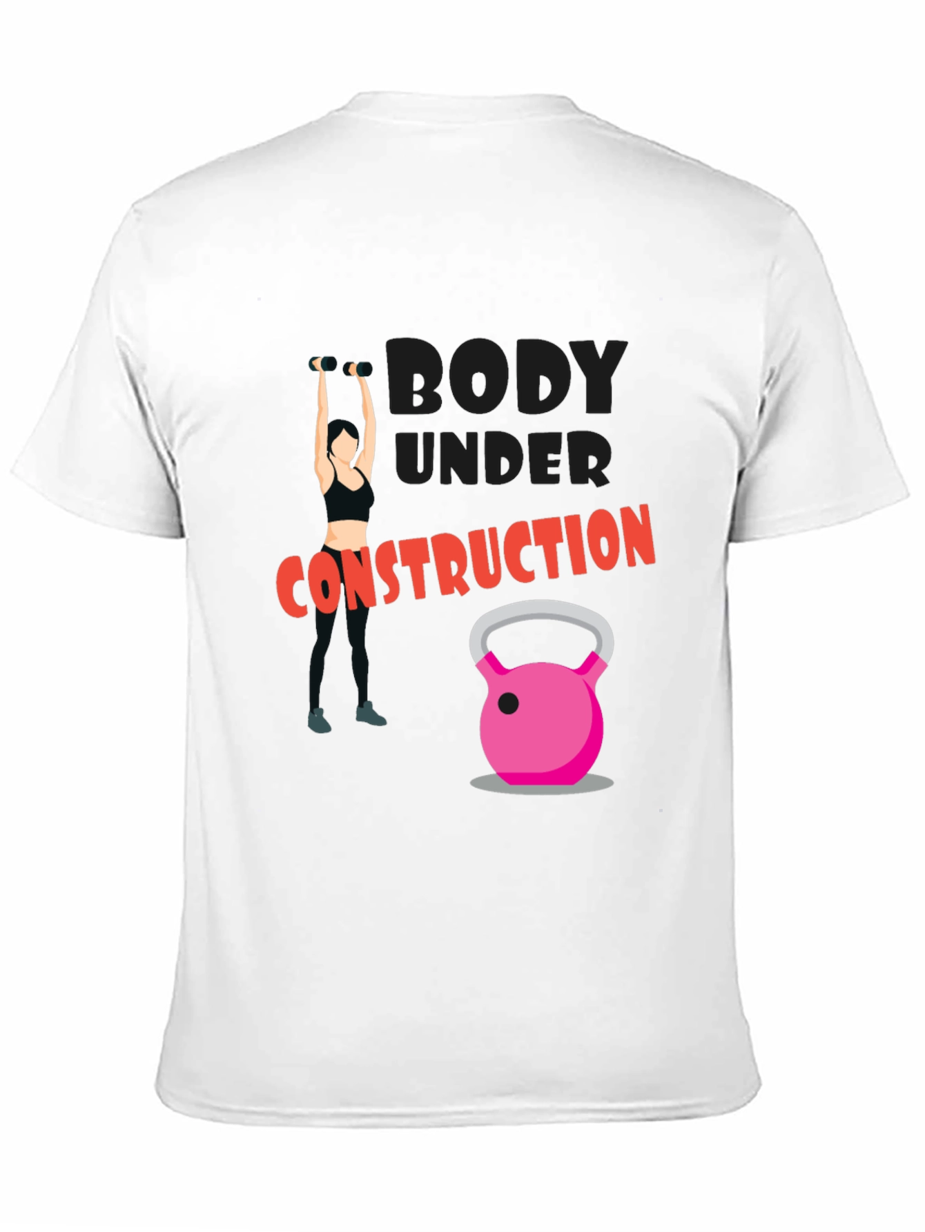 Body Under Construction Graphic T-Shirt