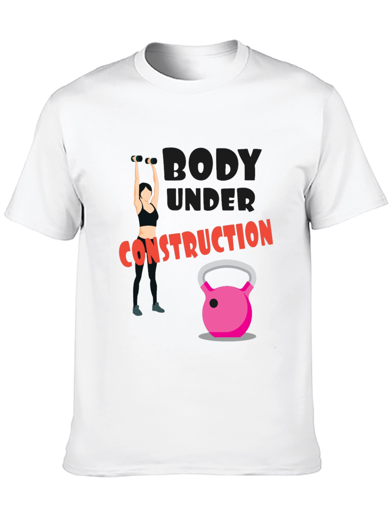 Body Under Construction Graphic T-Shirt