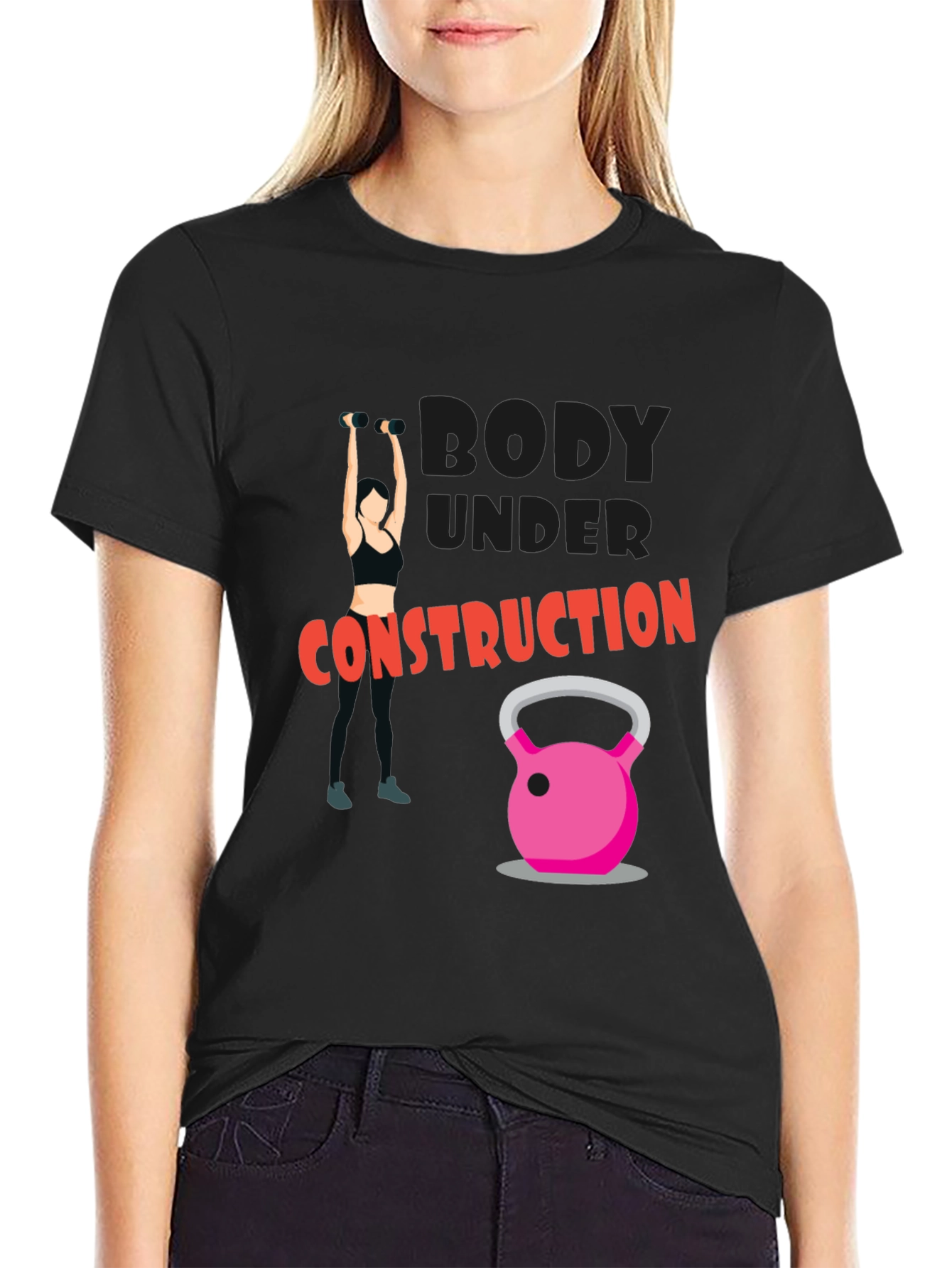 Body Under Construction Graphic T-Shirt