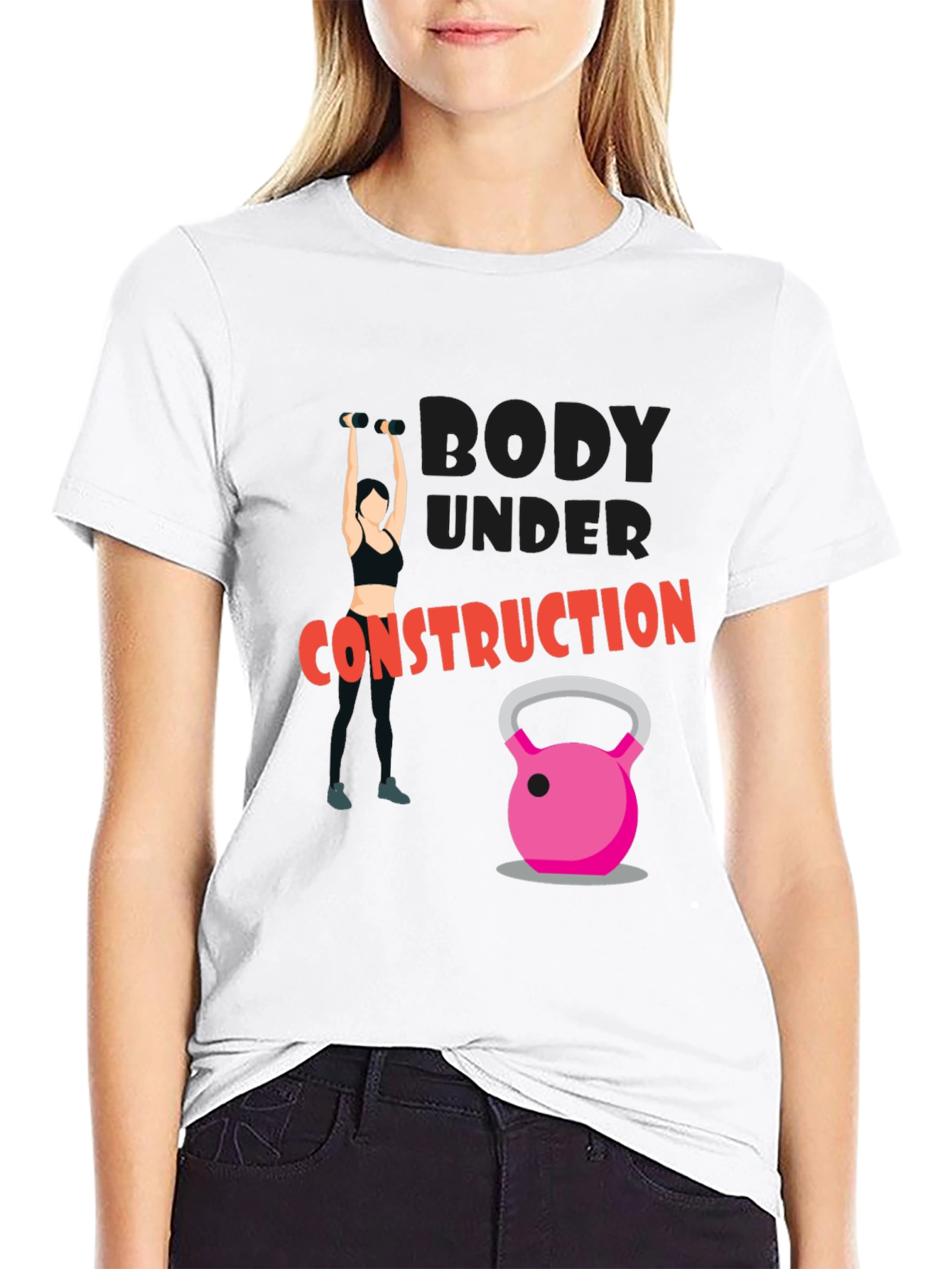Body Under Construction Graphic T-Shirt