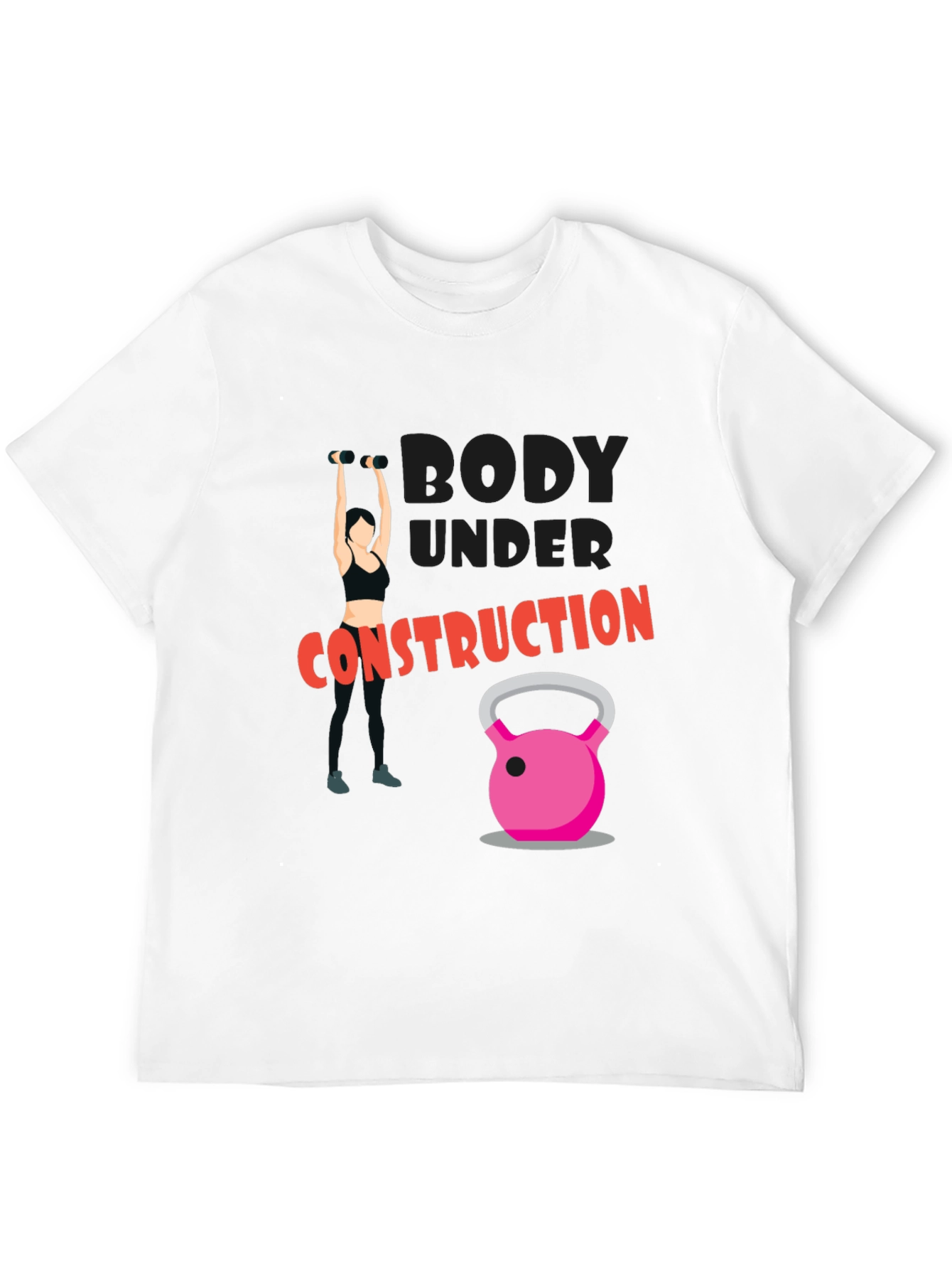Body Under Construction Graphic T-Shirt