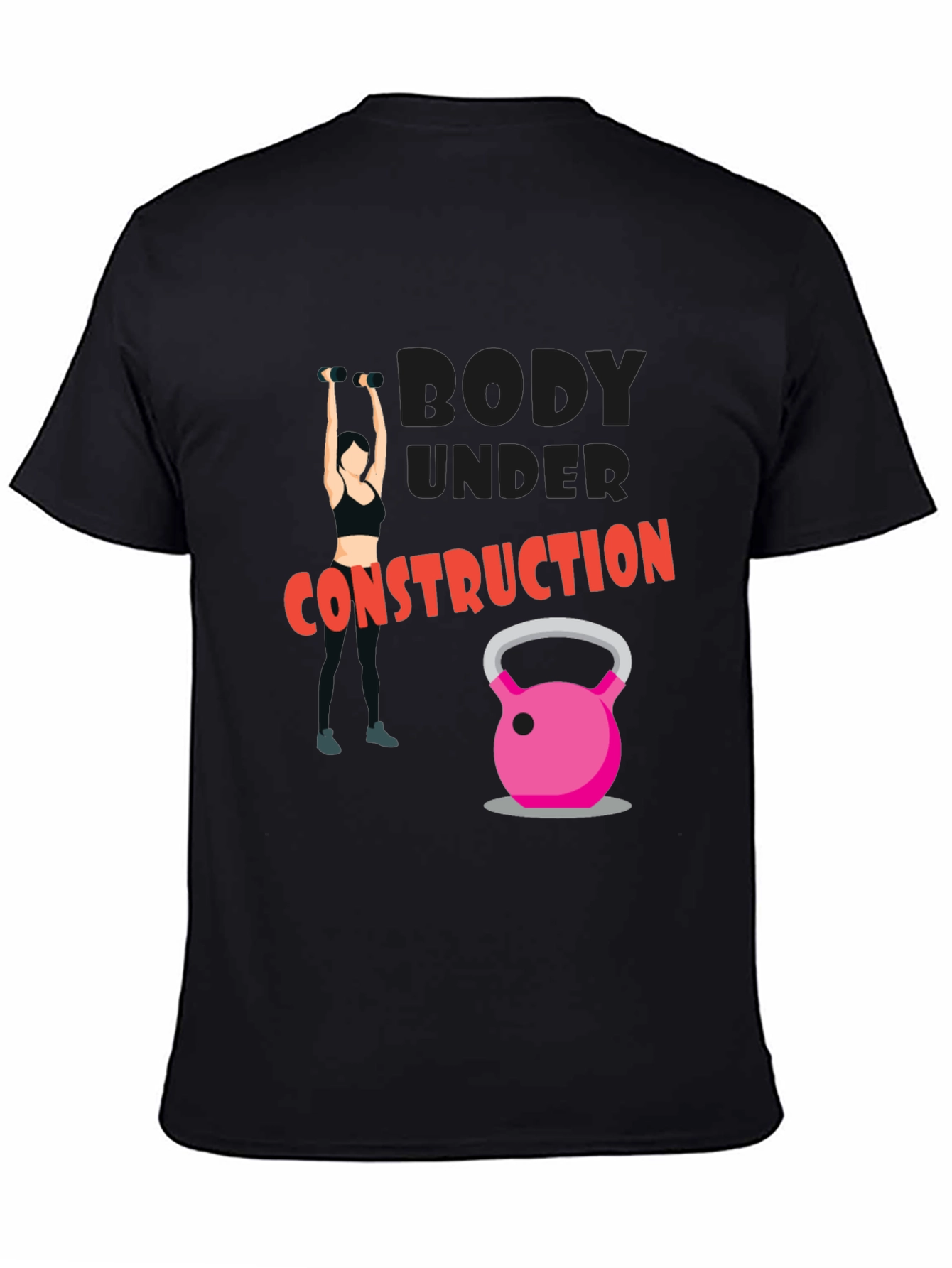 Body Under Construction Graphic T-Shirt