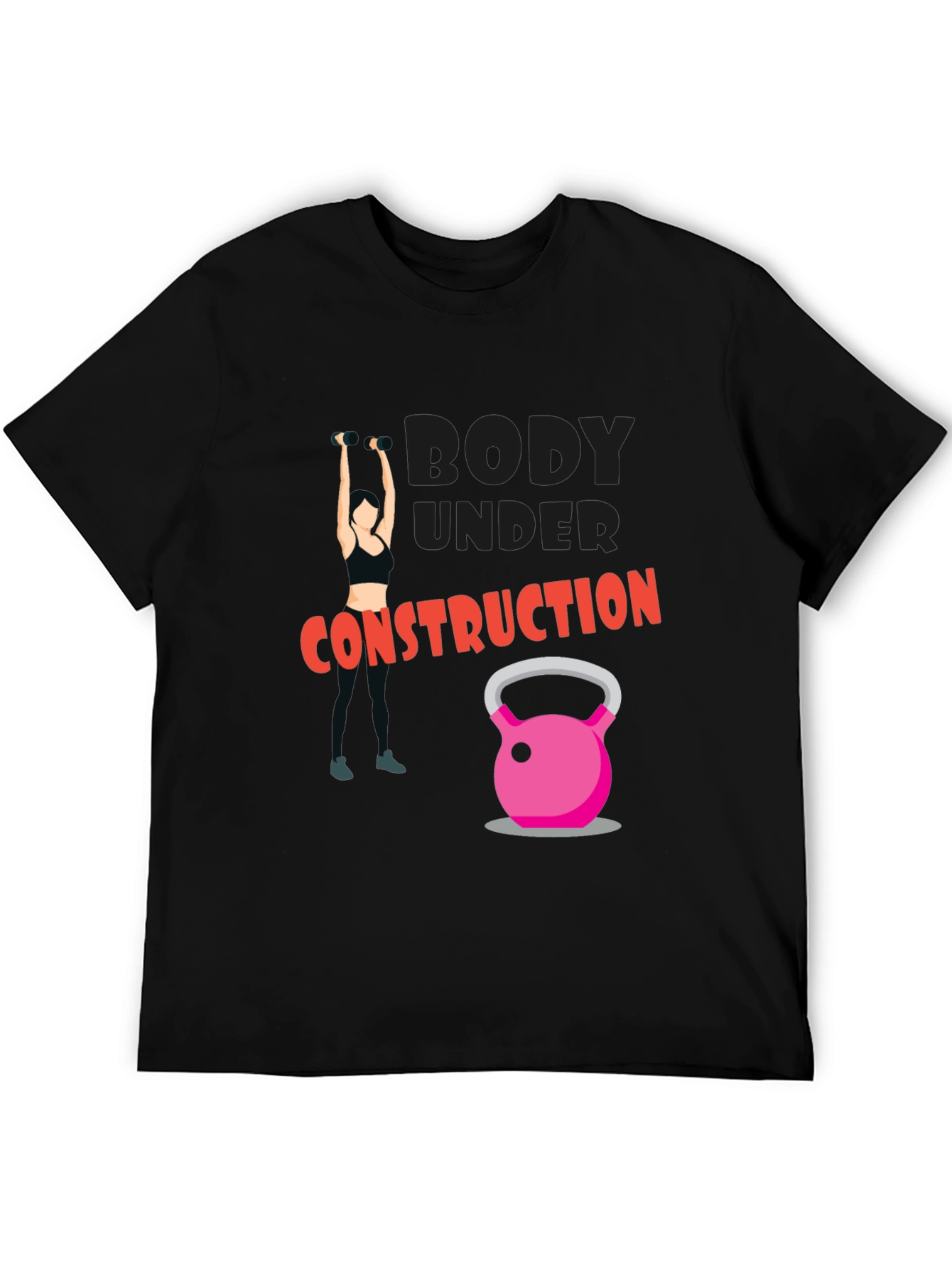 Body Under Construction Graphic T-Shirt