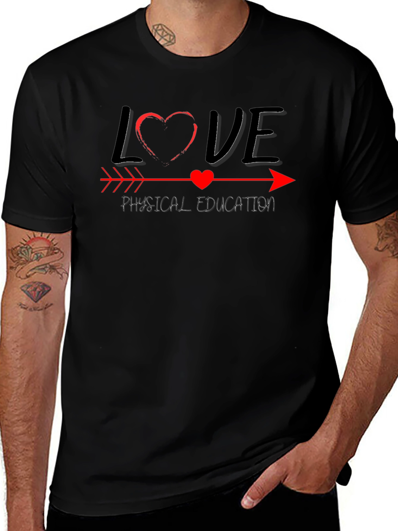 Love Physical Education Graphic T-Shirt