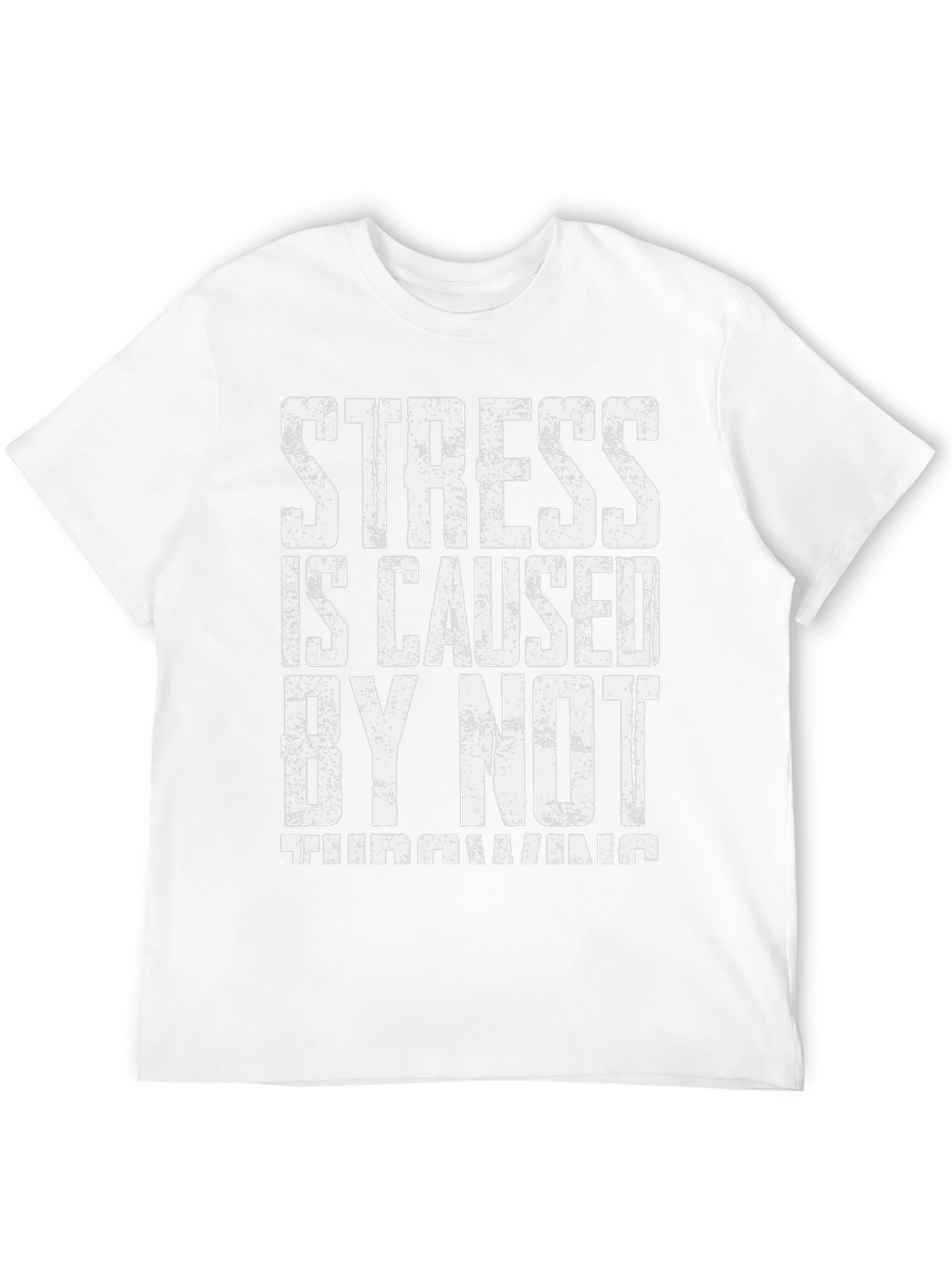 Stress Throwing T-Shirt - Humorous Relaxing Design